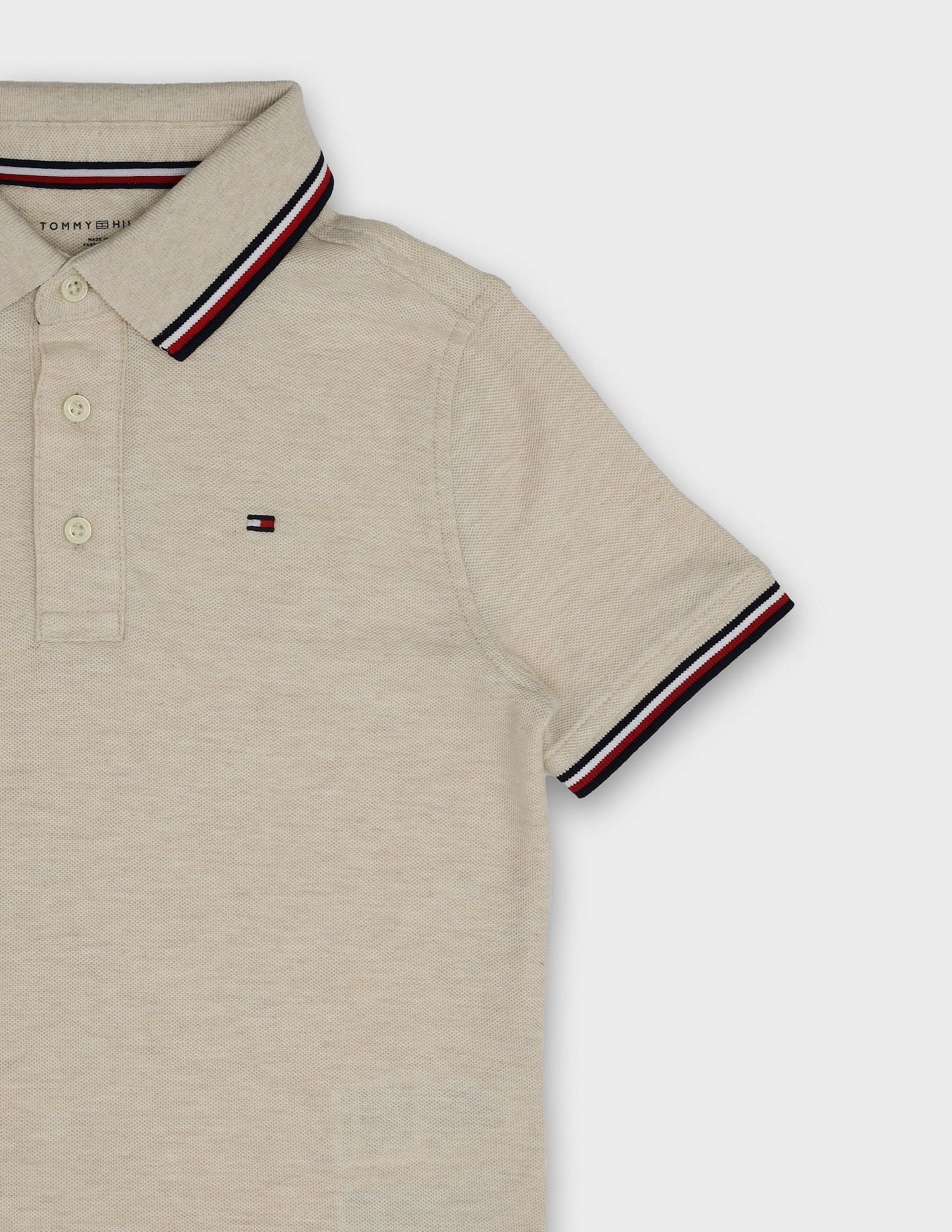 Tommy Hilfiger Kids Boys Solid Regular-Fit Cotton Polo Shirt