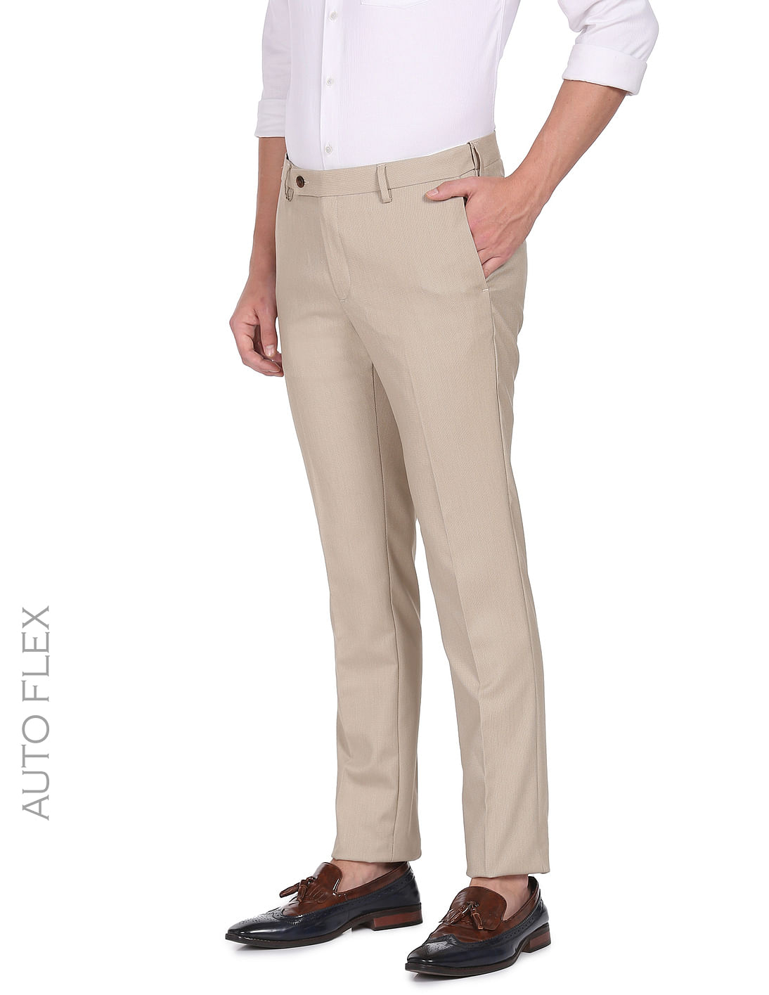Buy Arrow Men's Super Slim Fit Autoflex Trousers (ANAFTR2295_Navy at  Amazon.in-demhanvico.com.vn