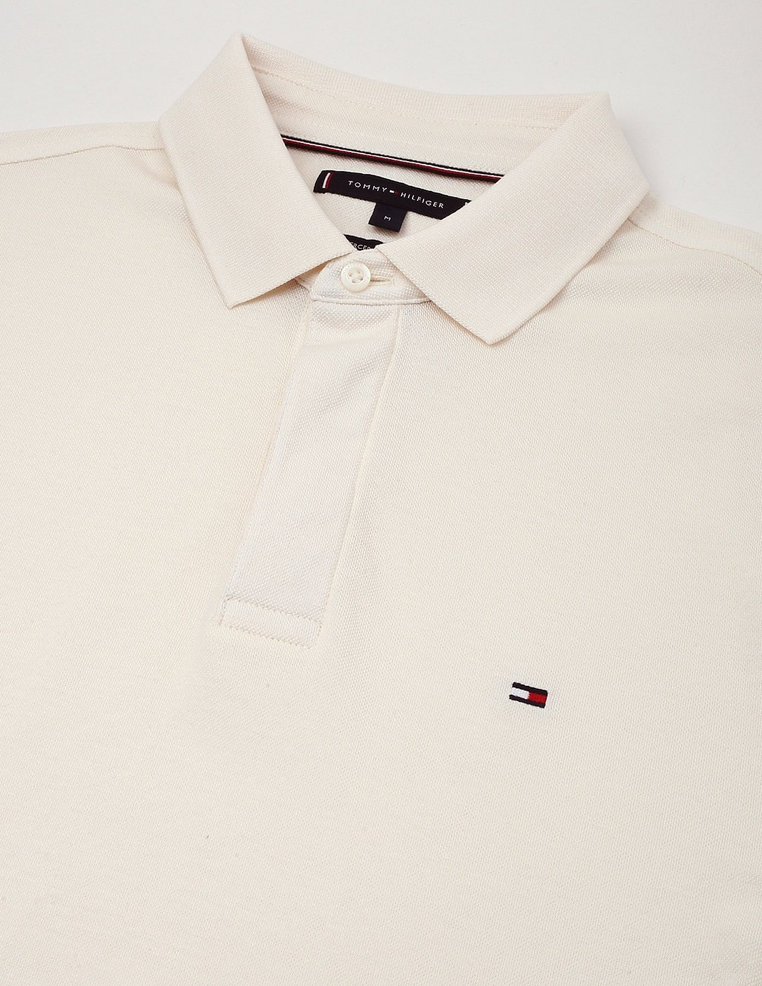 Tommy Hilfiger Solid Regular-Fit Cotton Polo Shirt