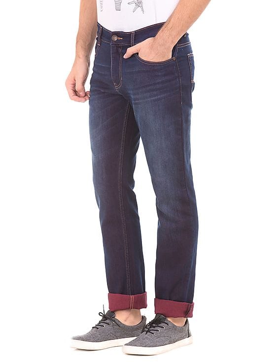 Buy Newport Men Slim Fit Two Tone Jeans 