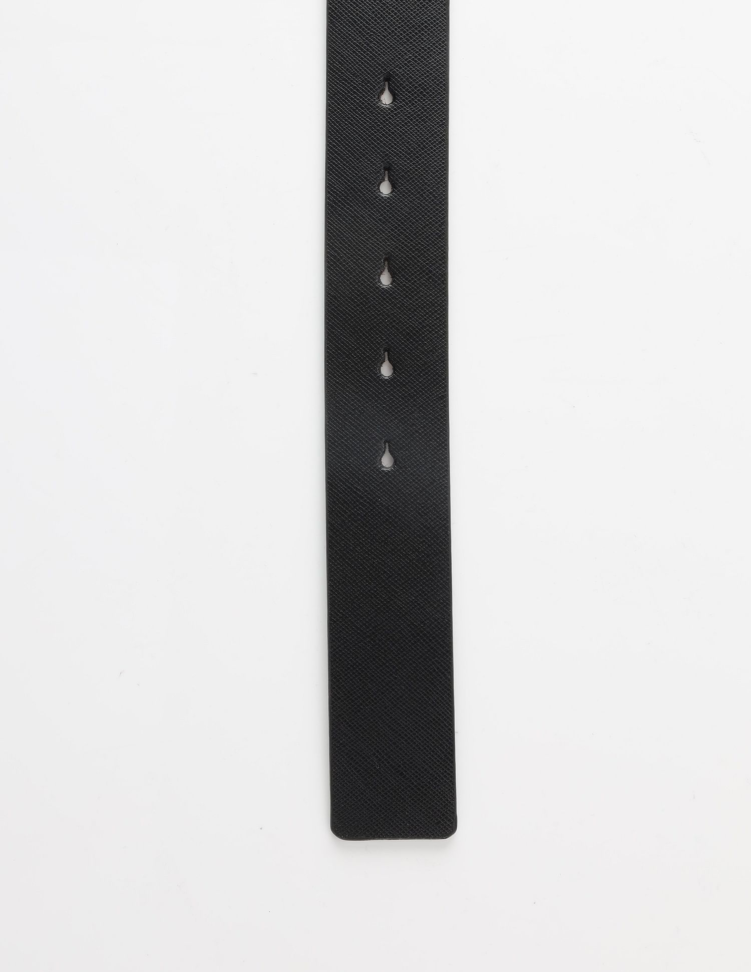 Calvin Klein Solid Black Leather Reversible Belts