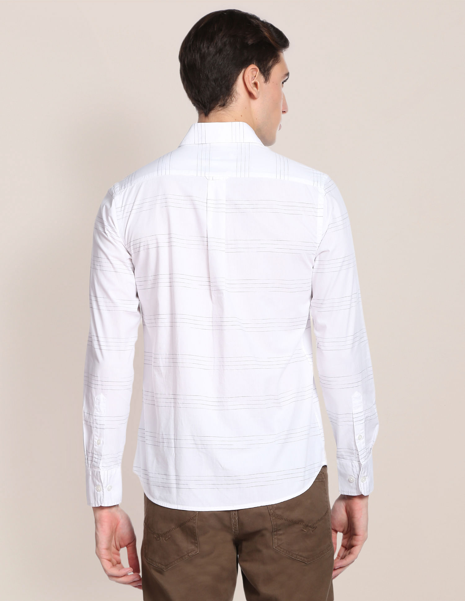 U.S. Polo Assn. Signature Weft Stripe Space Dyed Shirt