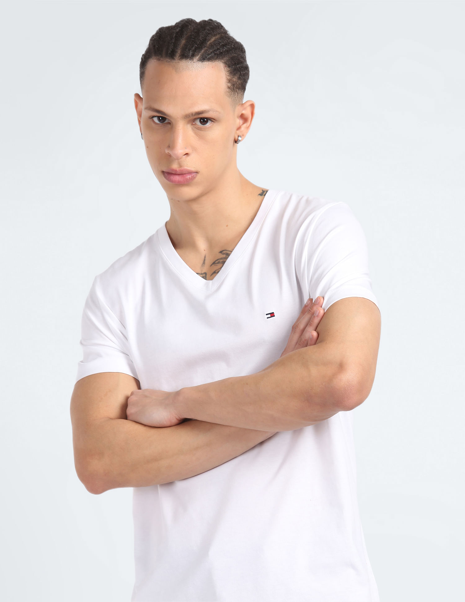 Tommy Hilfiger V Neck T Shirt Mens T Shirt V Neck Tommy Hilfiger