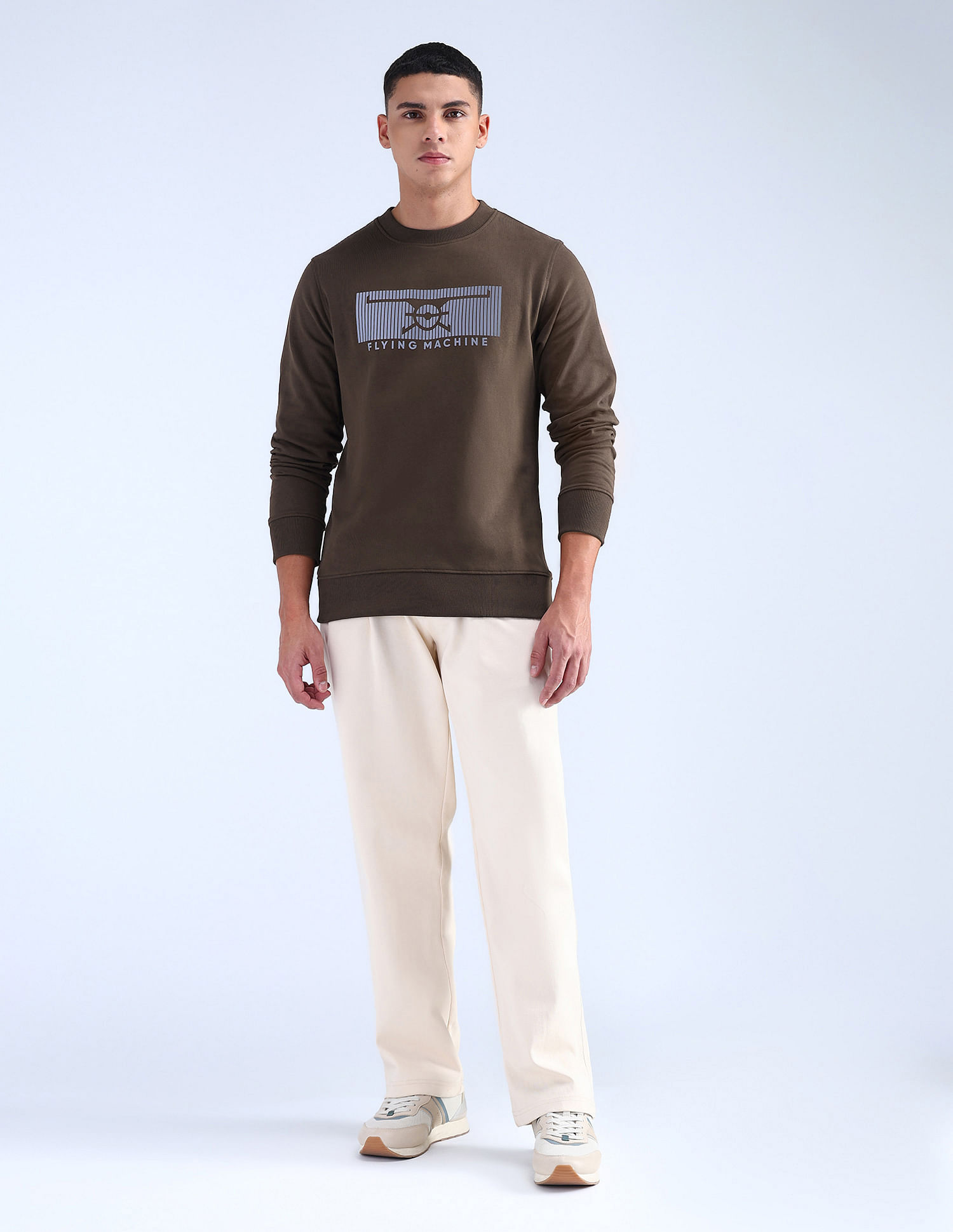 Flying Machine Regular Fit Cotton Sweatshirt