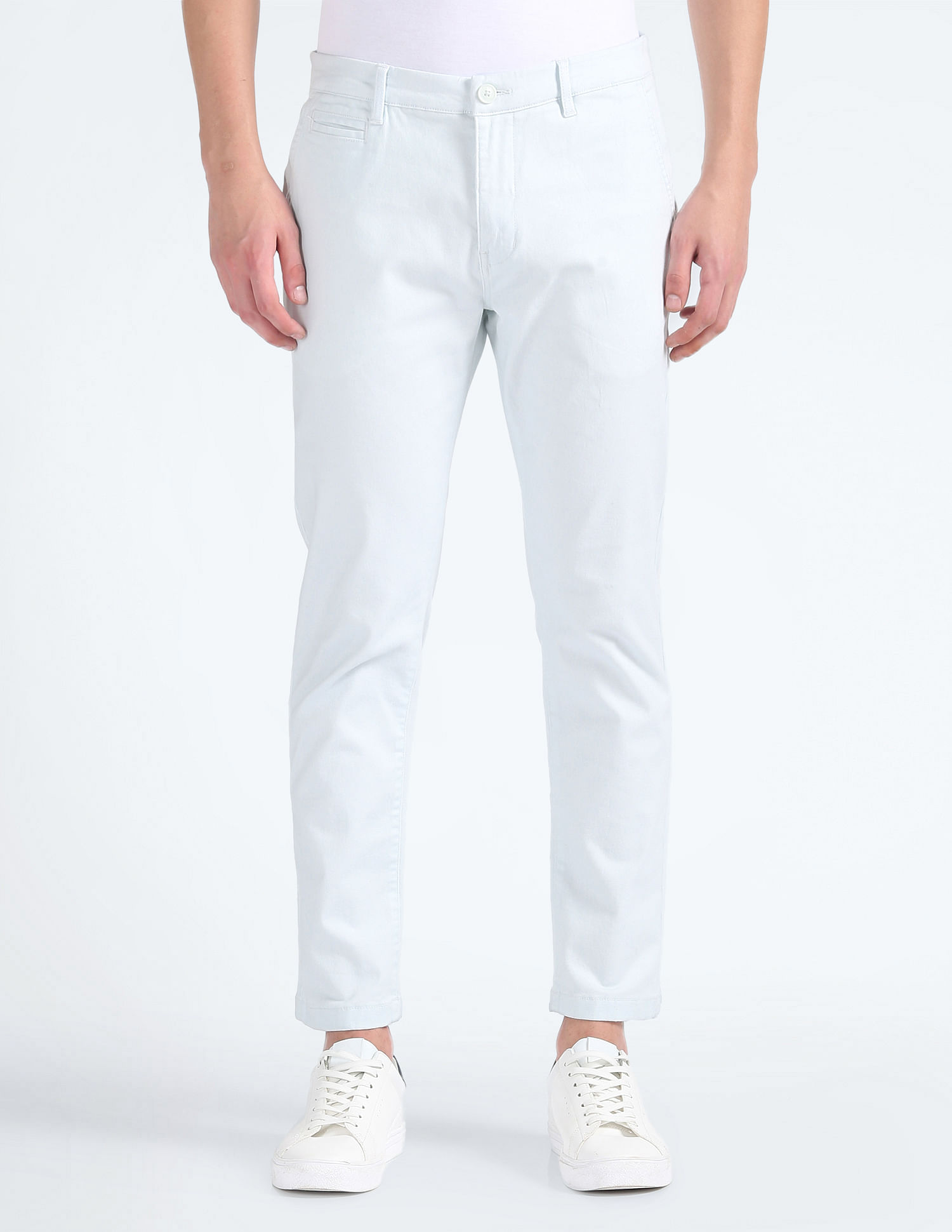 Flying Machine Slash Slim Tapered Twill Trousers