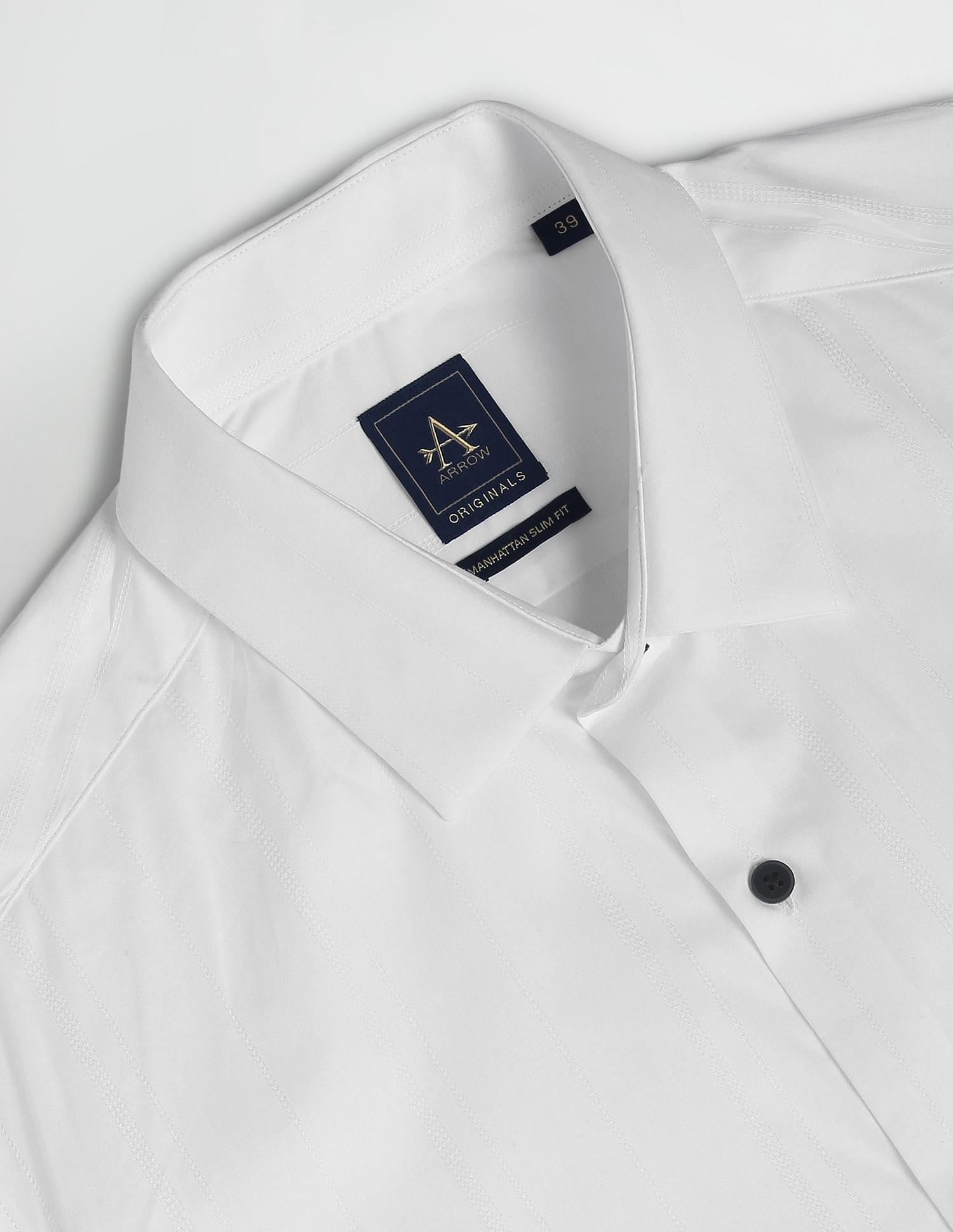 Arrow Newyork Self Design Cotton Shirt