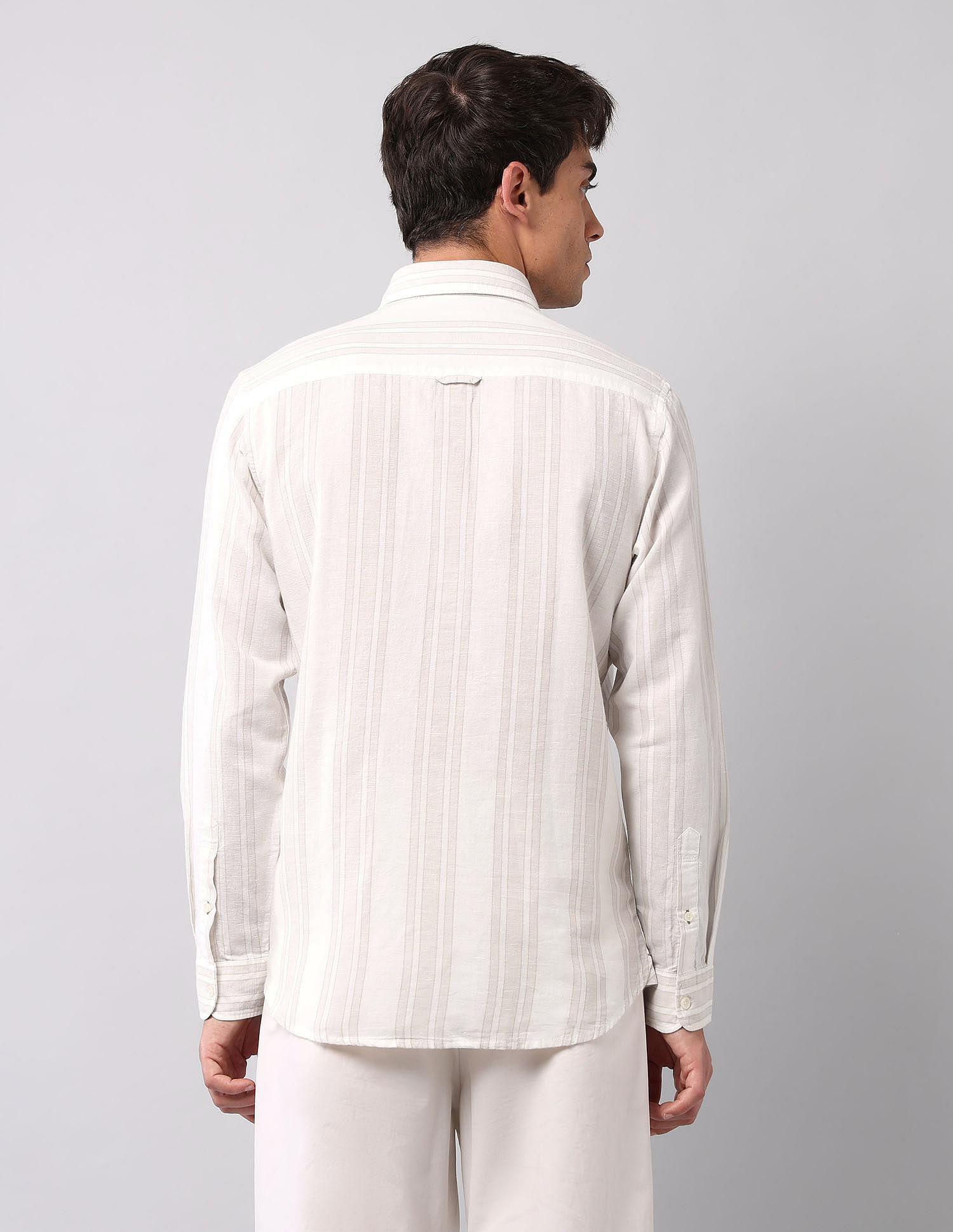 U.S. Polo Assn. Denim Co. Vertical Striped Regular Fit Shirt