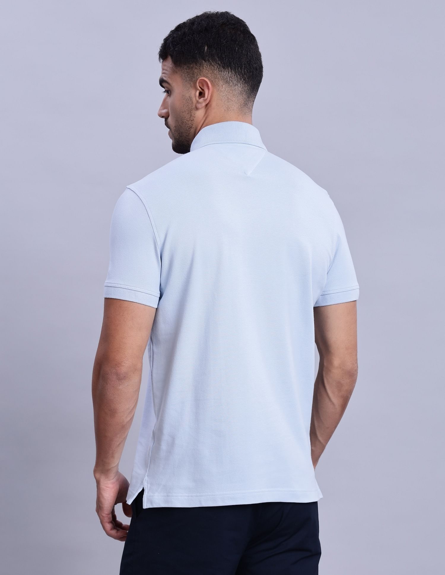 Tommy Hilfiger Solid Regular-Fit Cotton Polo Shirts