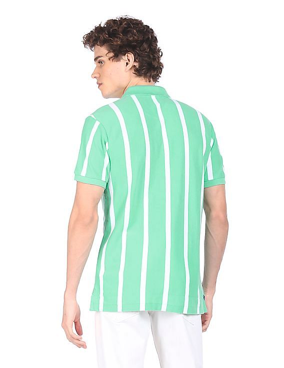 U.S. Polo Assn. Striped Cotton Polo Shirt