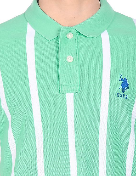 U.S. Polo Assn. Striped Cotton Polo Shirt