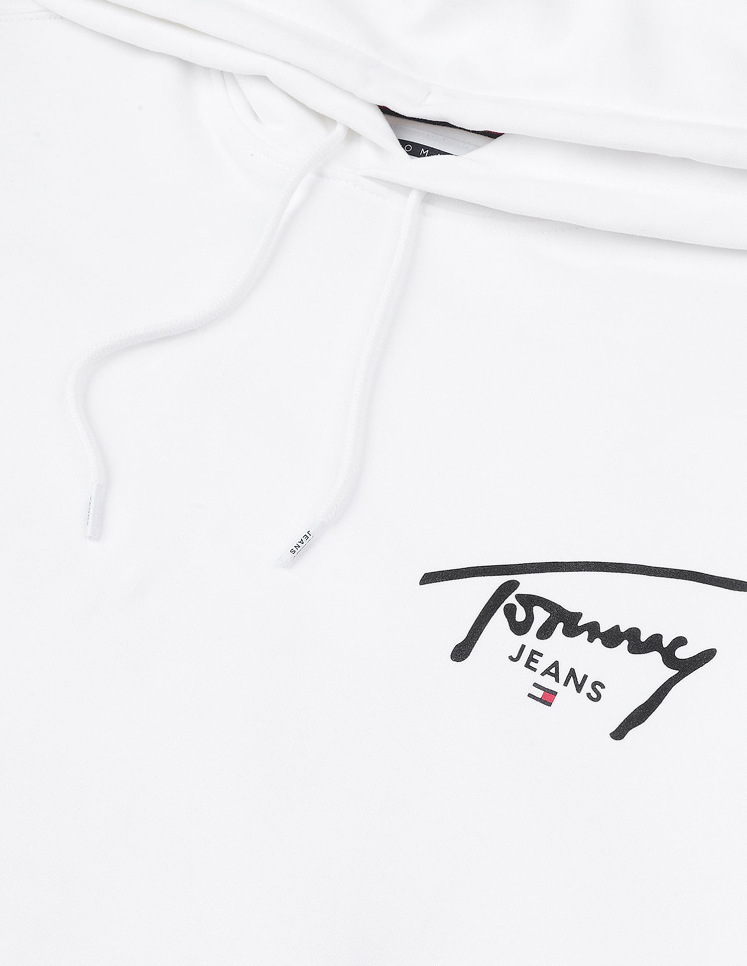 Tommy Hilfiger Graphic Signature Print Hood Sweatshirt