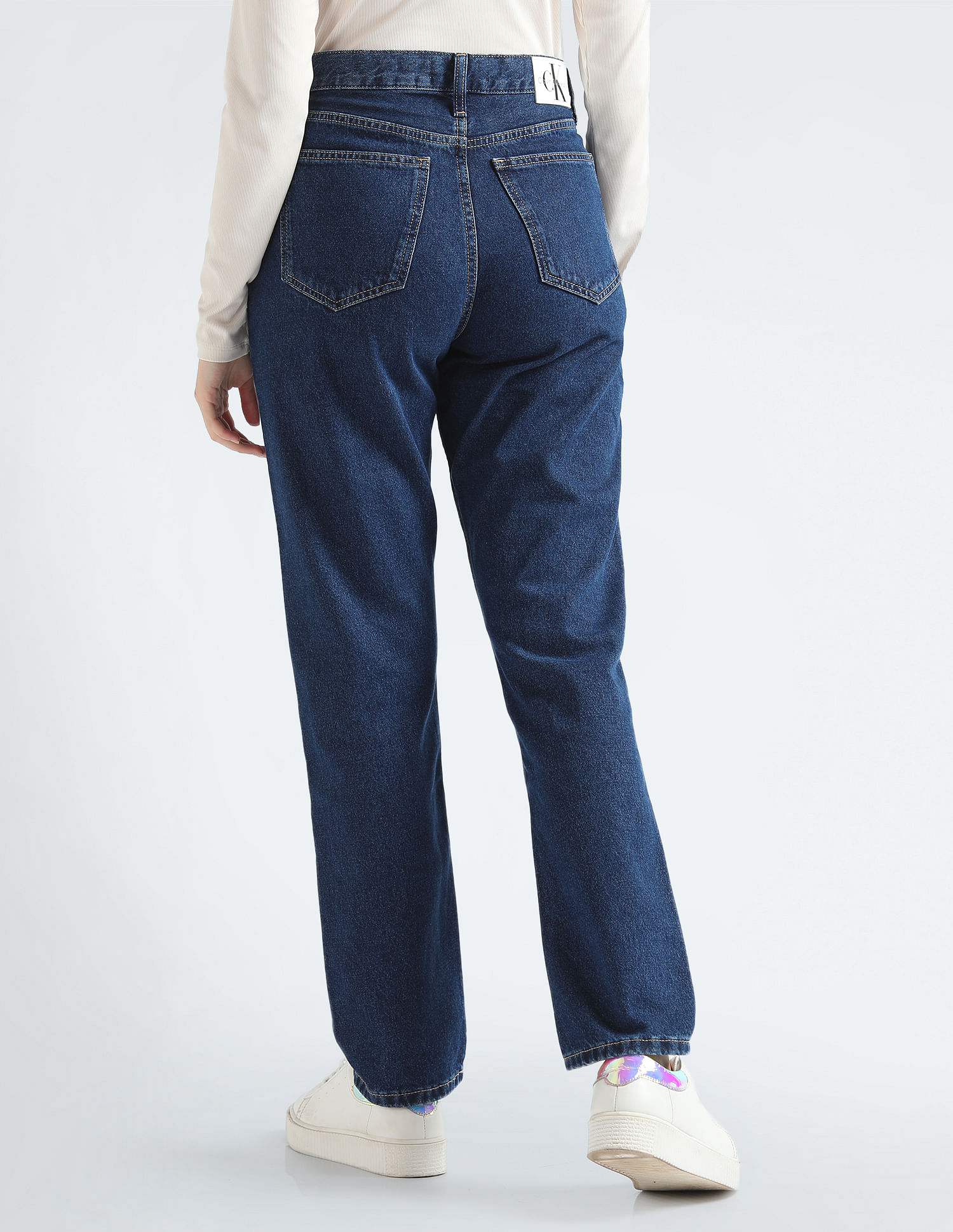 Calvin Klein Jeans Authentic Slim Straight Rinsed Jeans