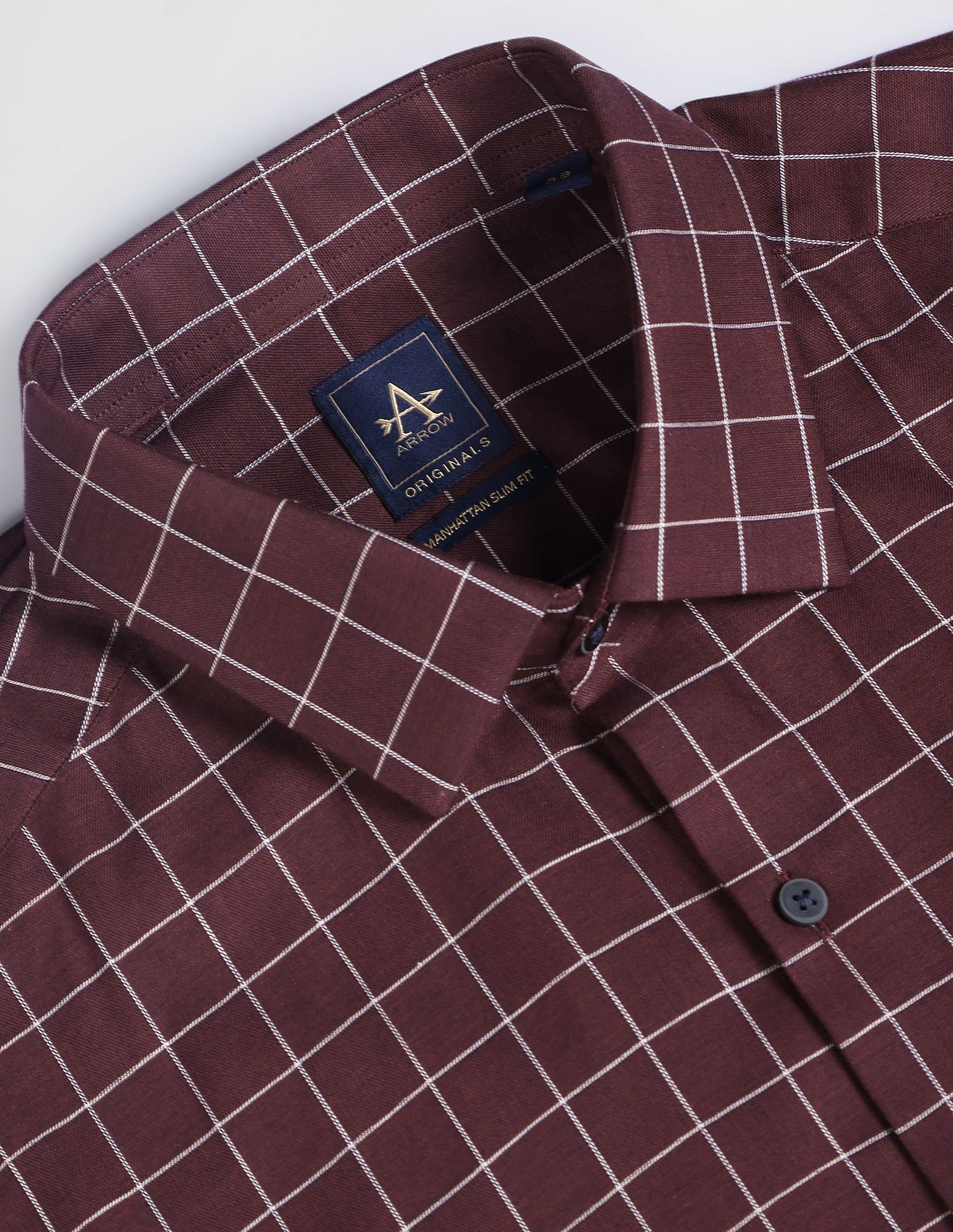 Arrow Windowpane Check Dobby Shirt