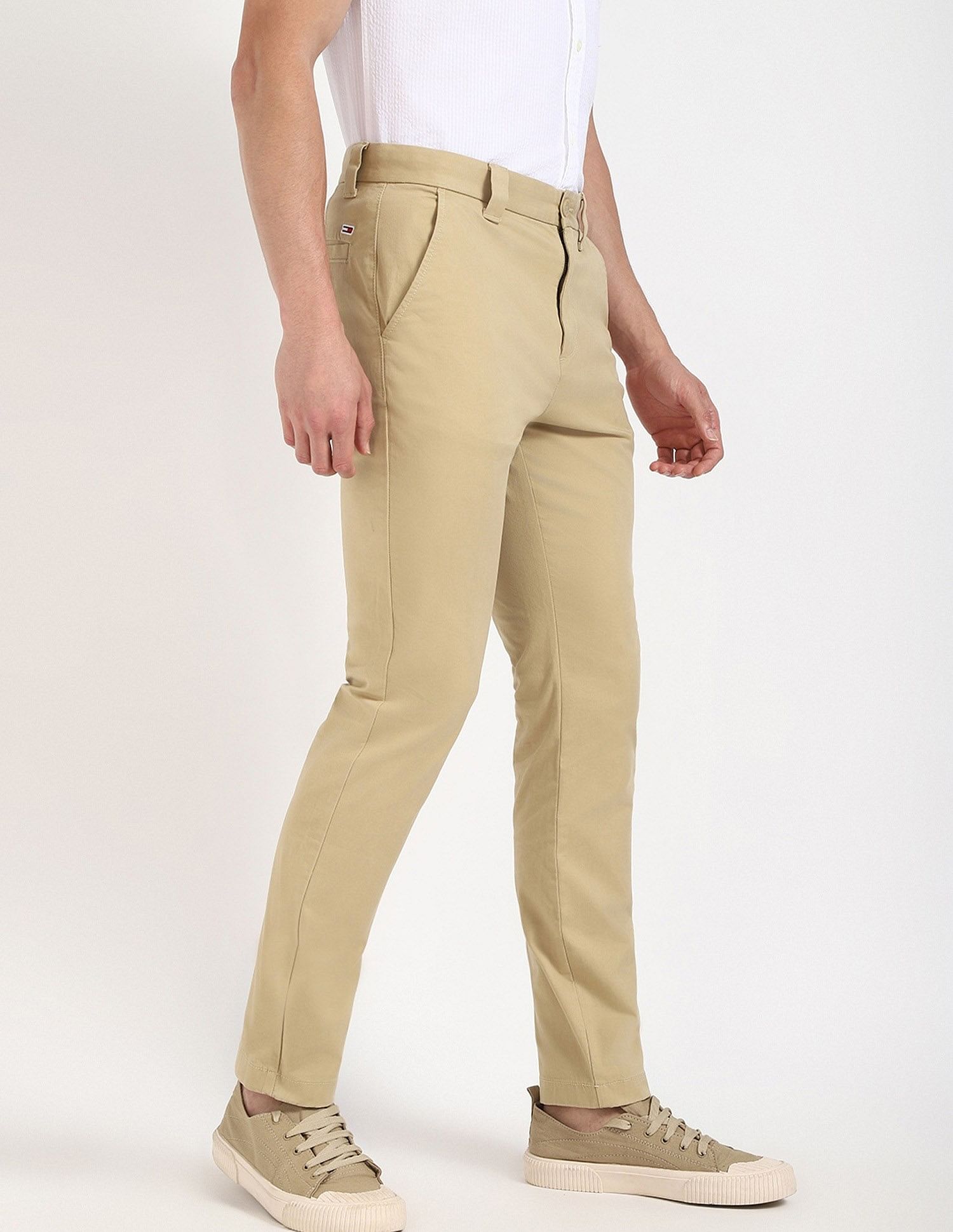 Tommy Hilfiger Solid Relaxed Fit Trouser