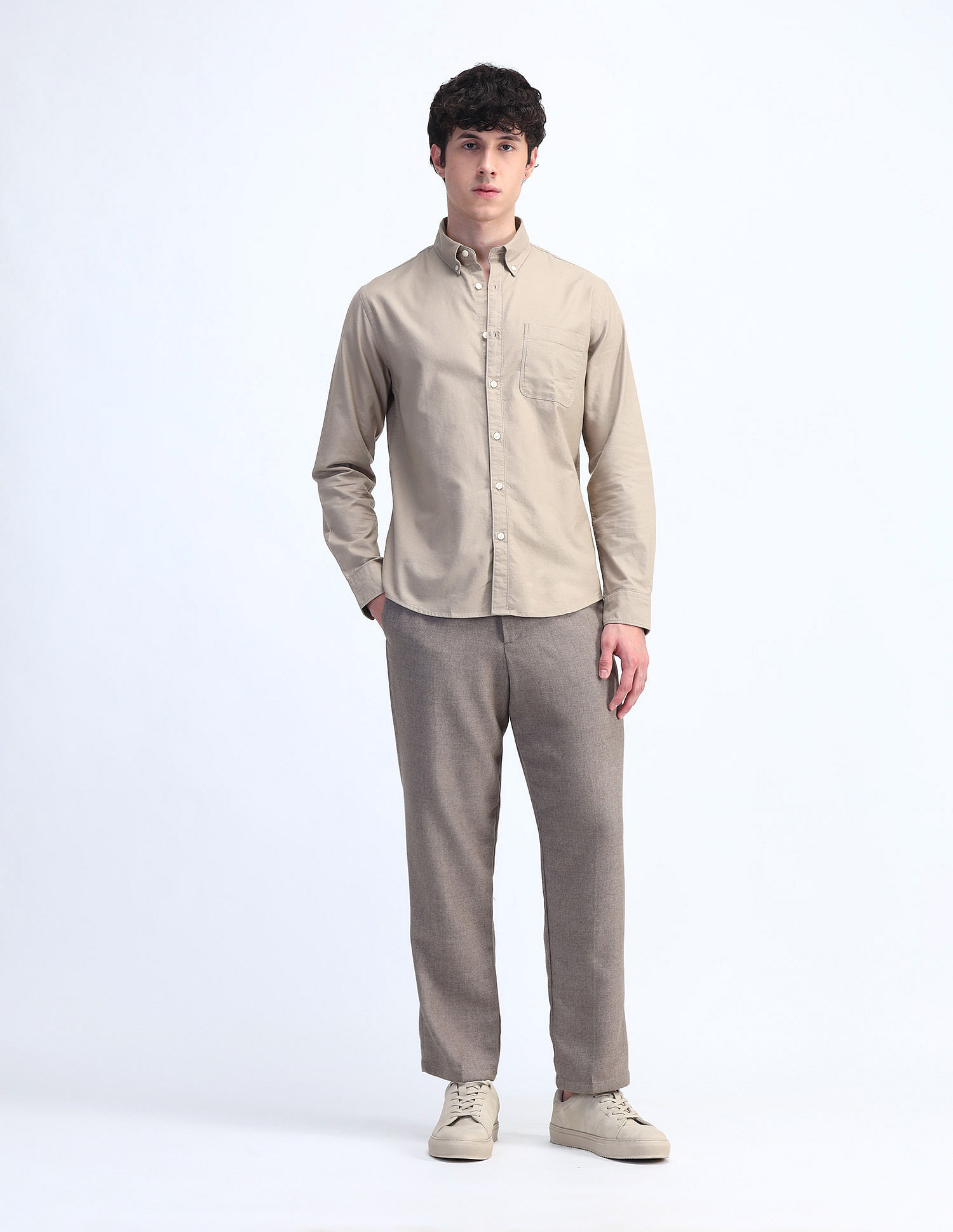 Flying Machine Slim Fit Cotton Shirt