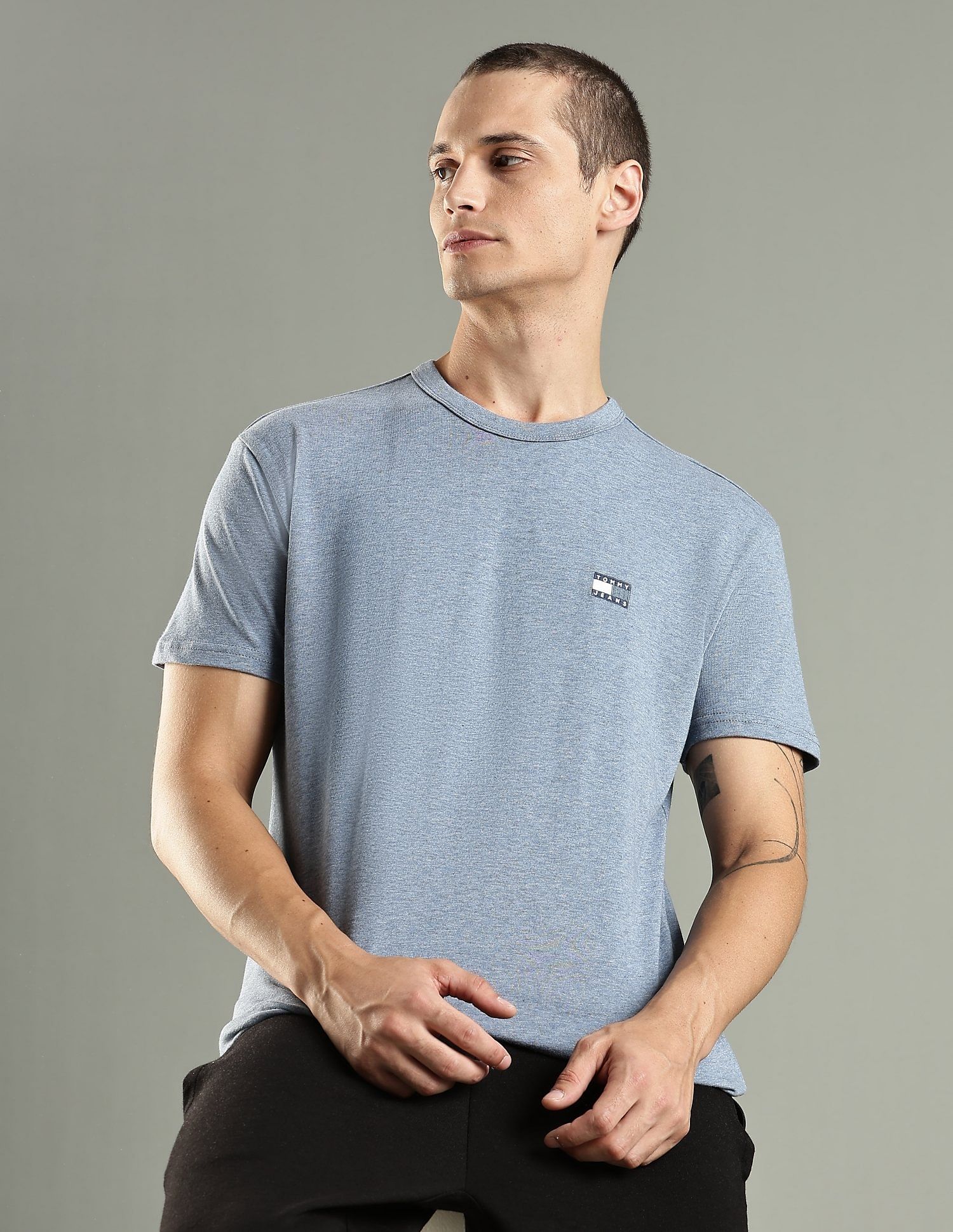 Tommy Hilfiger Printed Regular Fit Cotton T-Shirt