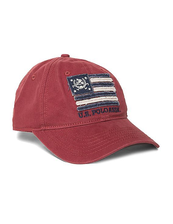 U.S. Polo Assn. Distressed Applique Cotton Cap