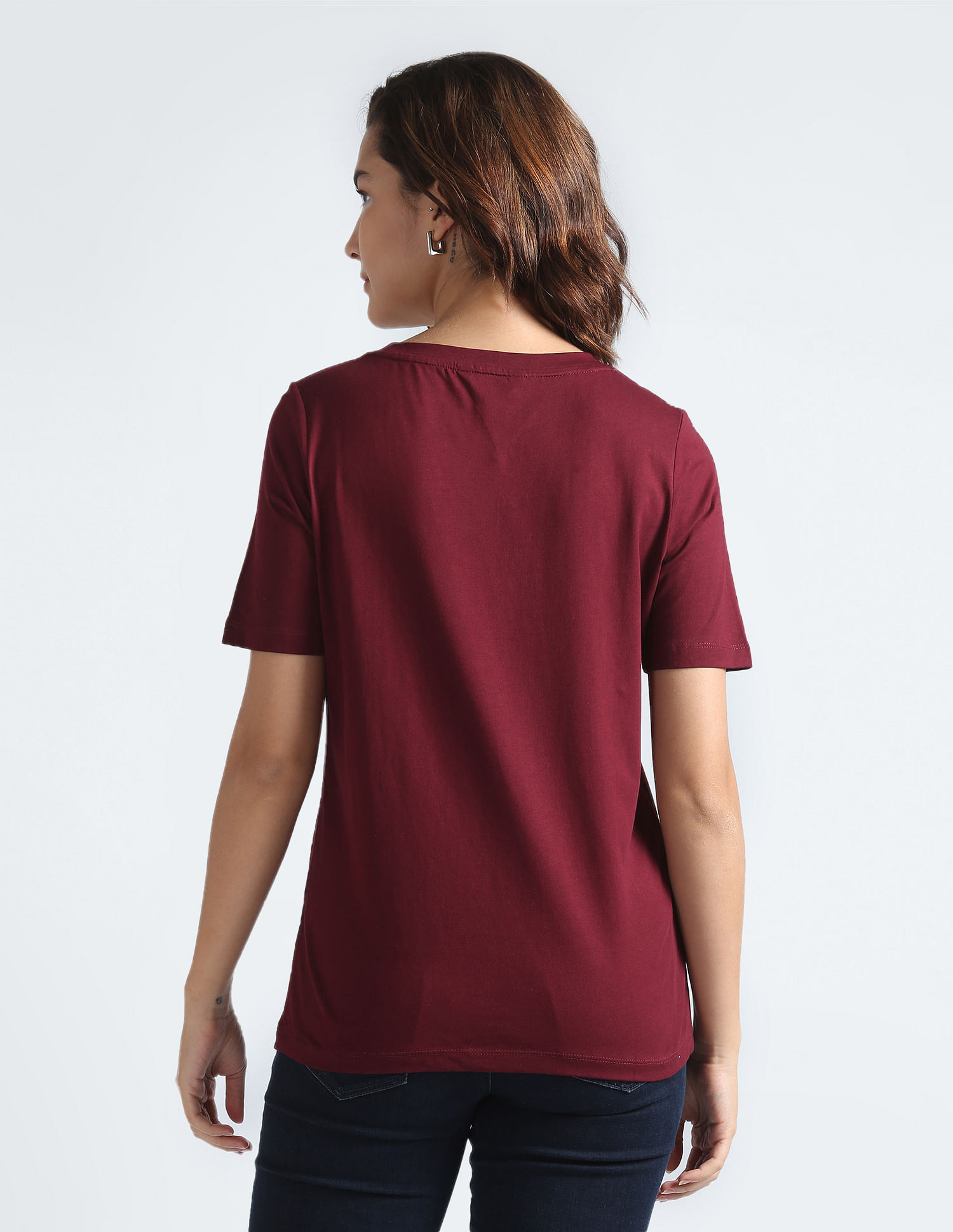 Tommy Hilfiger Organic Cotton Lurex Logo T-Shirt