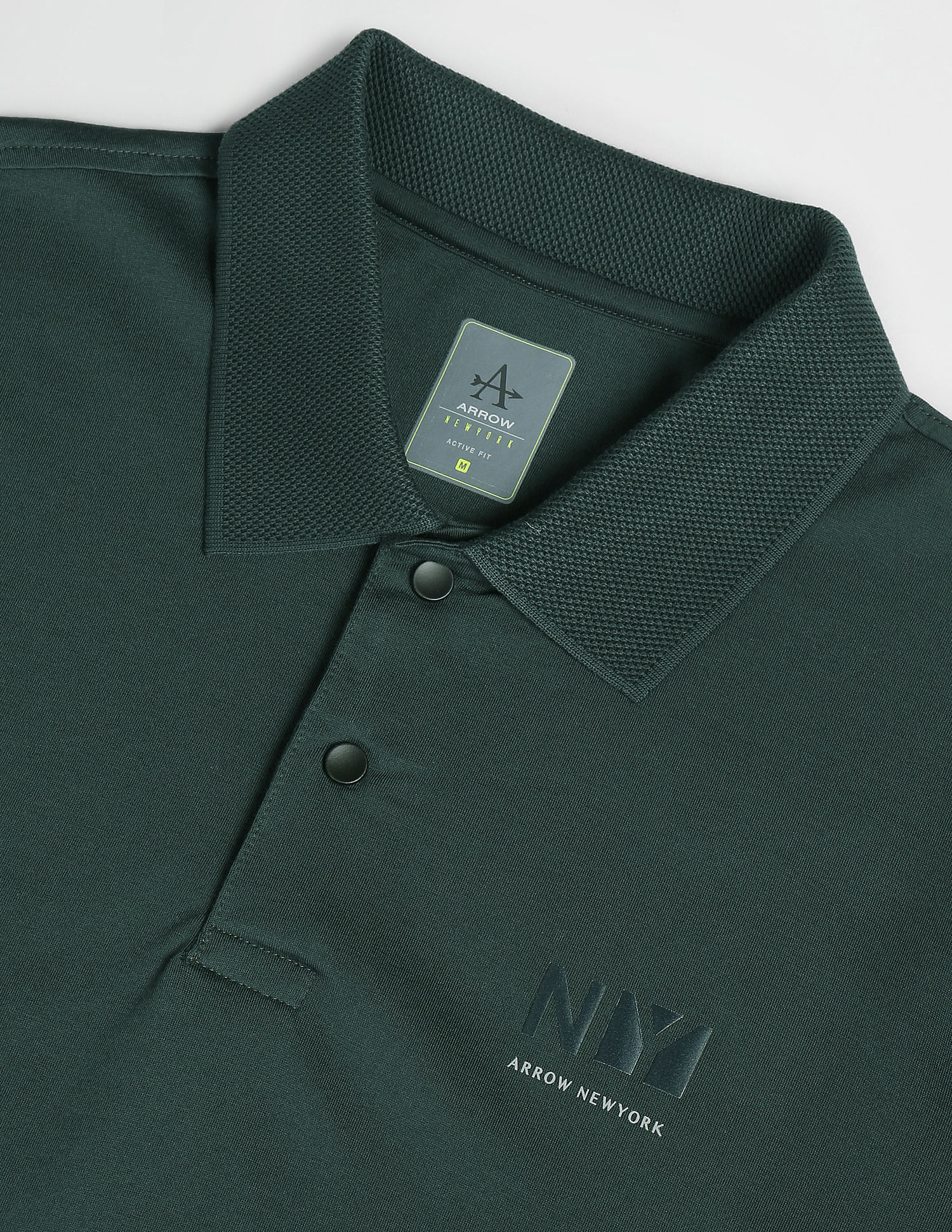 Arrow Newyork Pure Cotton Solid Polo Shirt