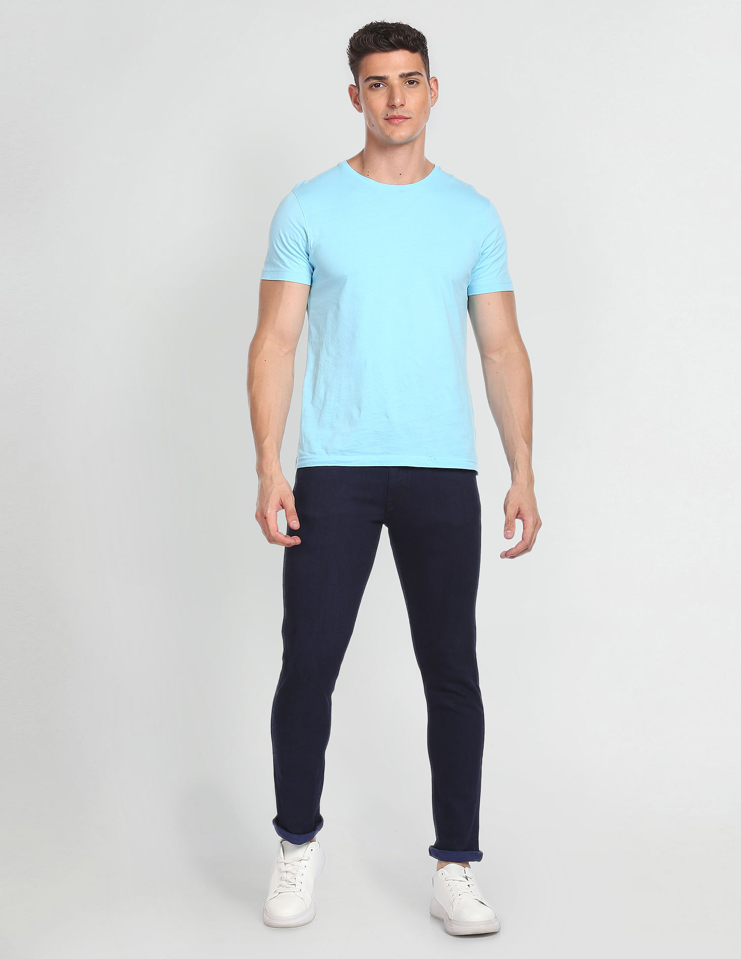 Flying Machine Mid Rise Jackson Super Skinny Jeans