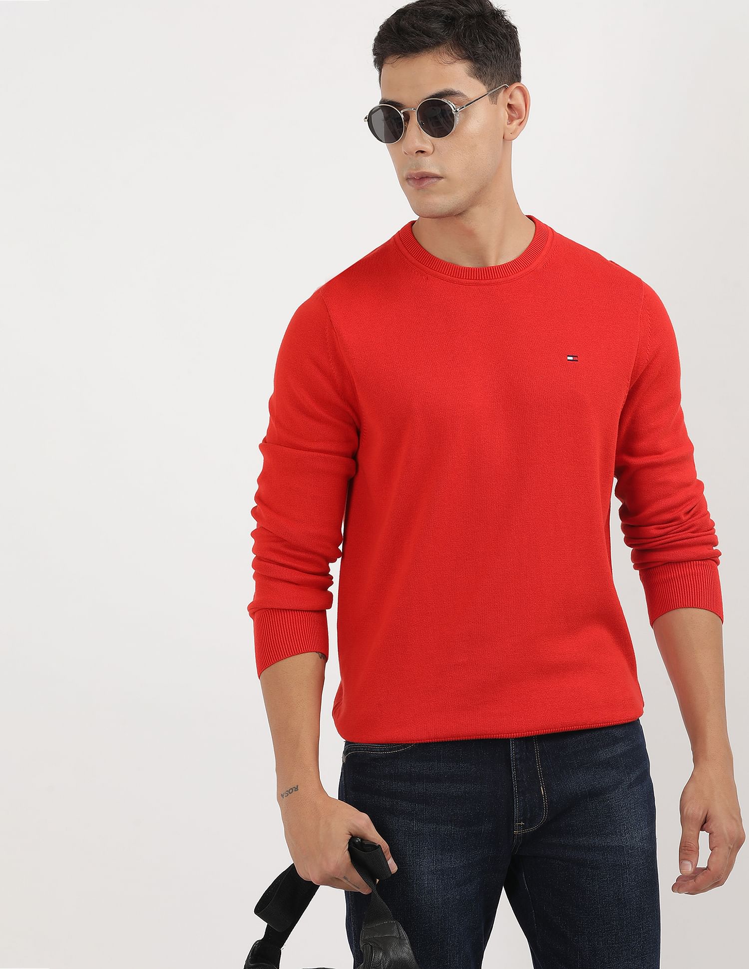 Tommy Hilfiger Crew Neck Cotton Sweatshirt