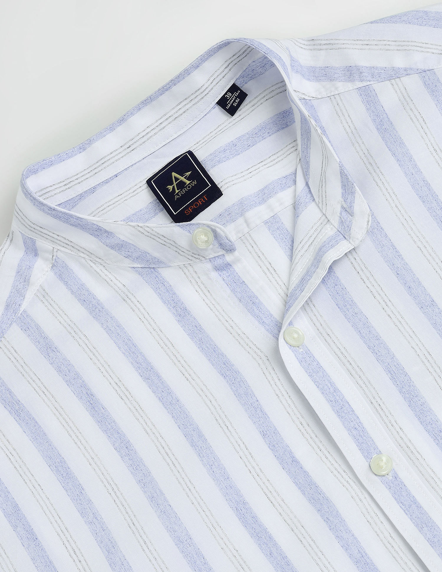 Arrow Sports Pure Cotton Stripe Shirt
