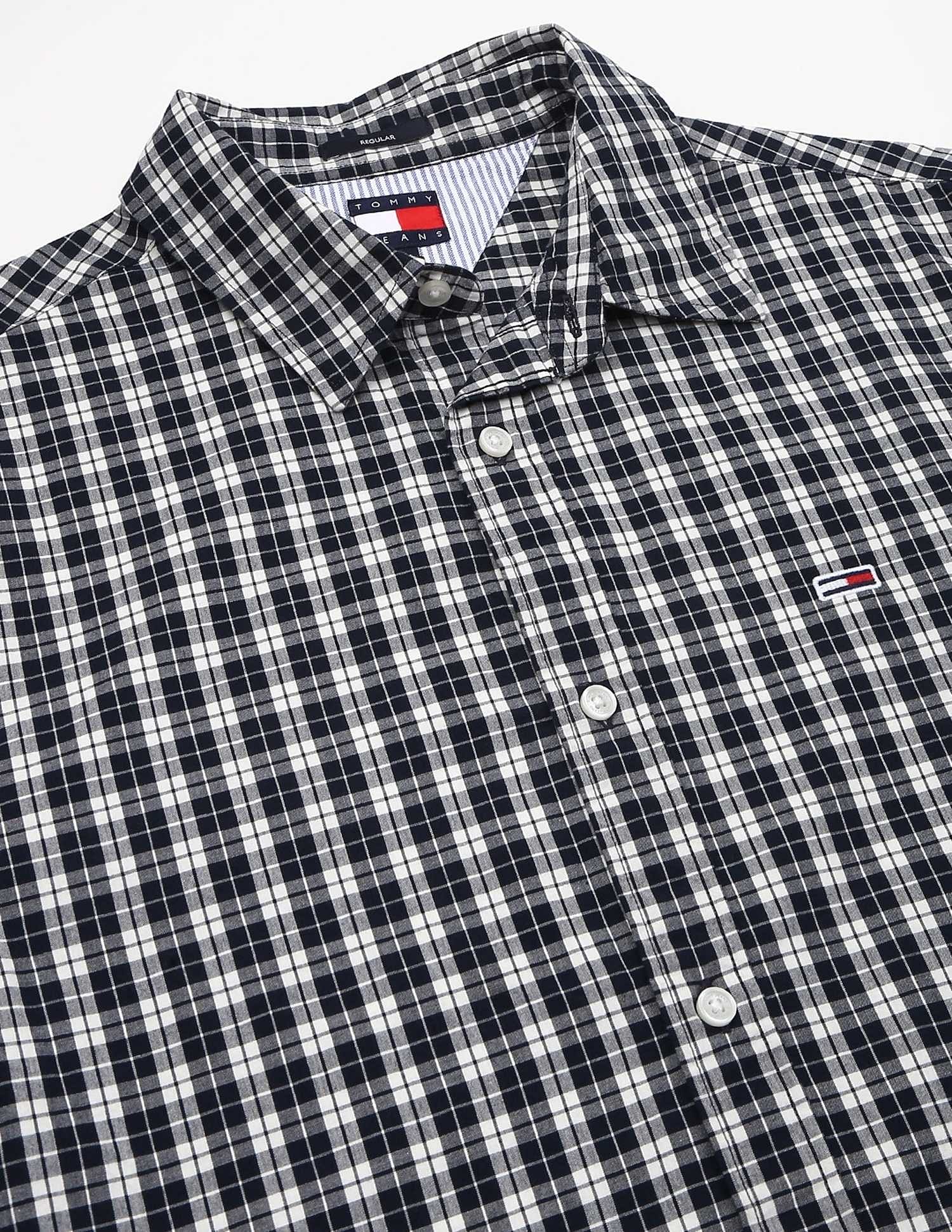 Tommy Hilfiger Checks Regular-Fit Woven Shirt