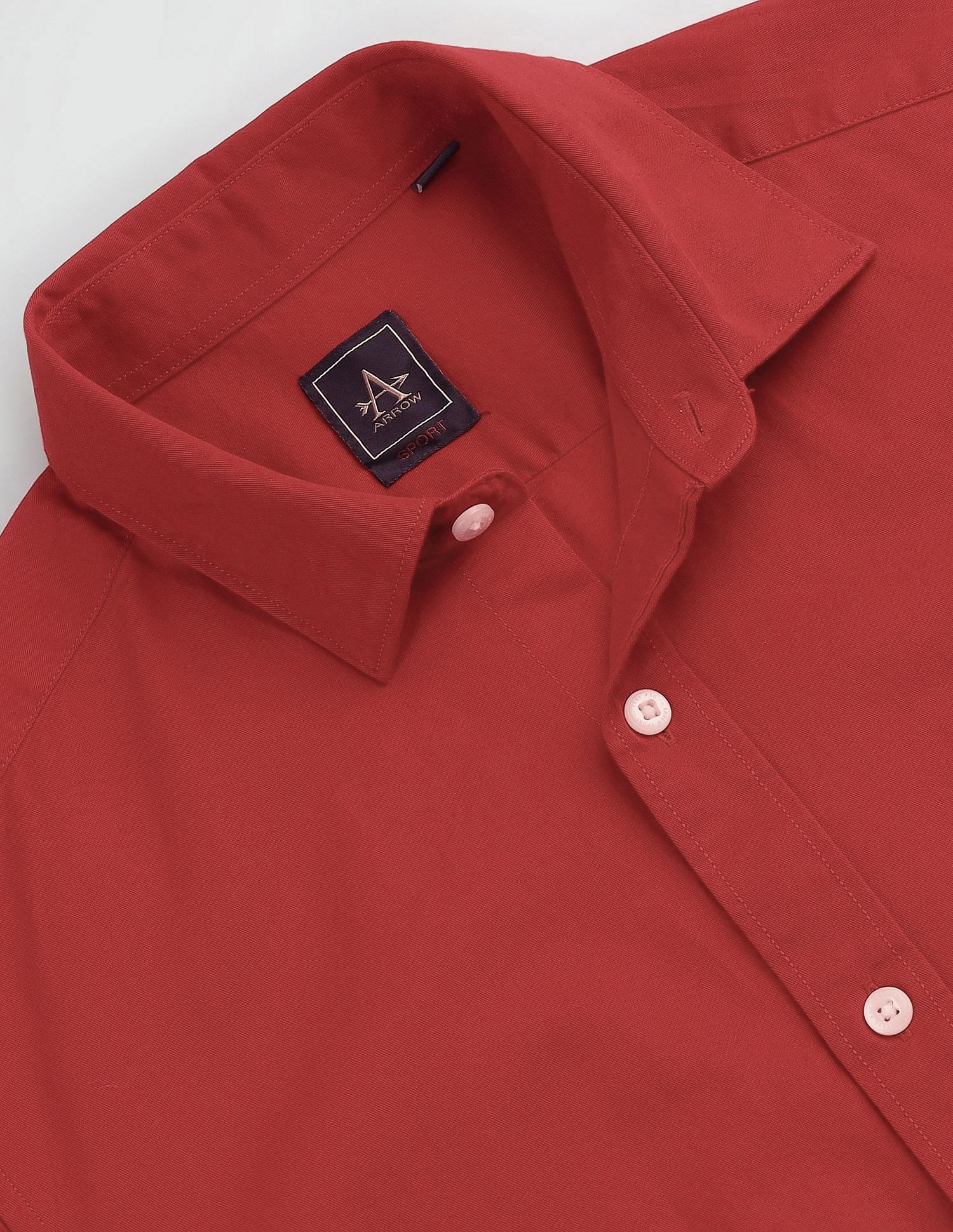 Arrow Sports Manhattan Slim Fit Twill Shirt