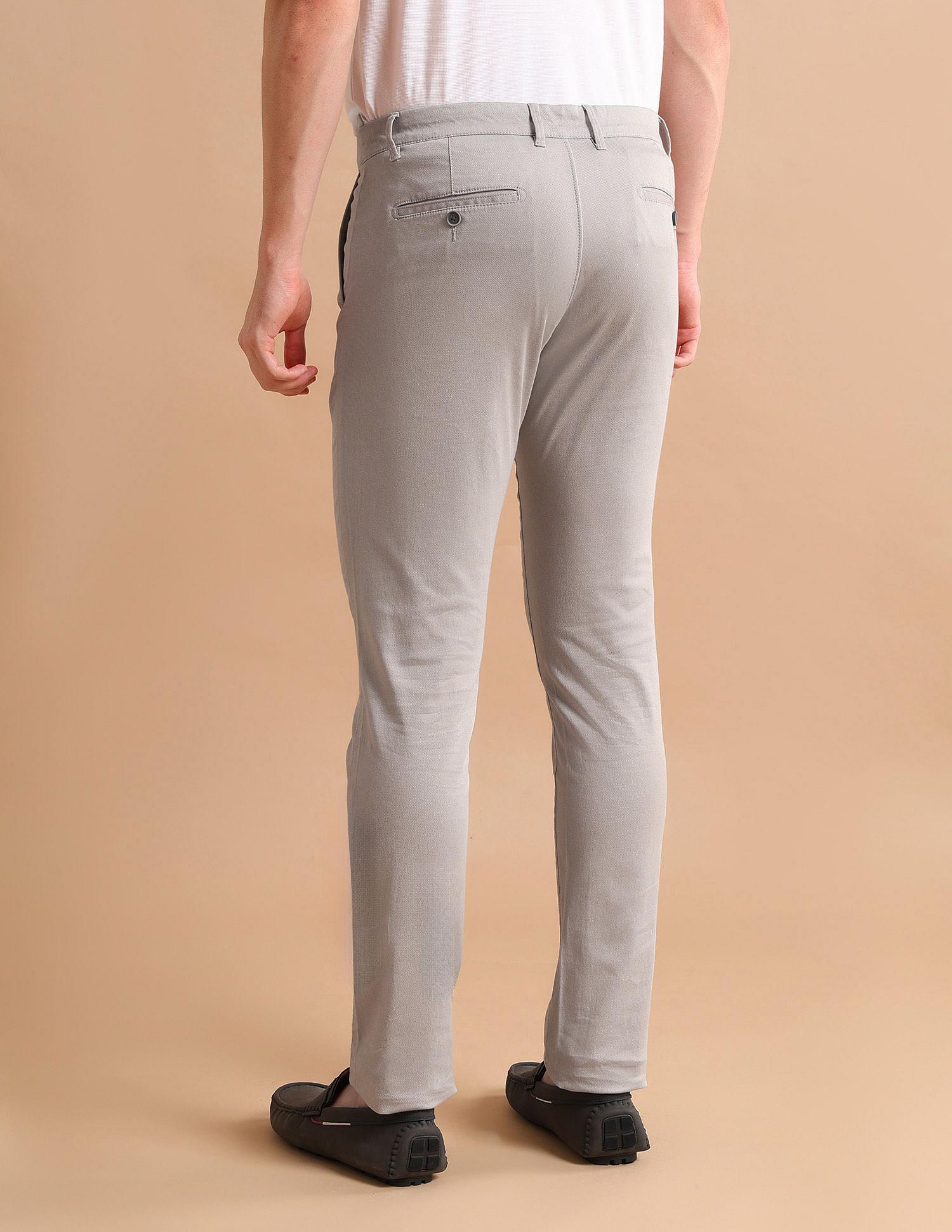 U.S. Polo Assn. Austin Regular Fit Cotton Stretch Printed Signature Trousers