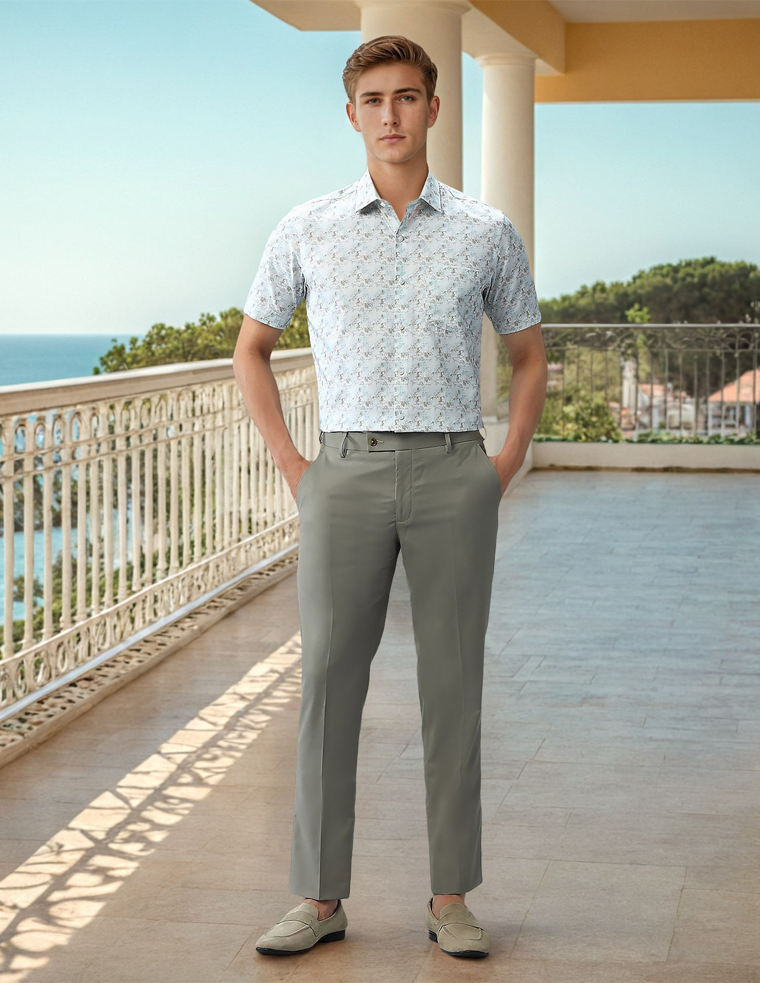 Arrow Regular Fit Twill Printed Shirt