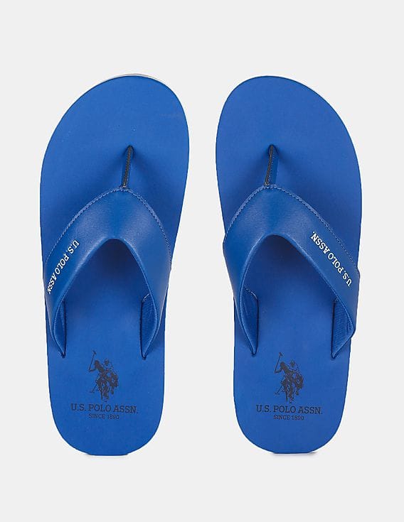 Buy U.S. Polo Assn. Men Blue V-Strap 