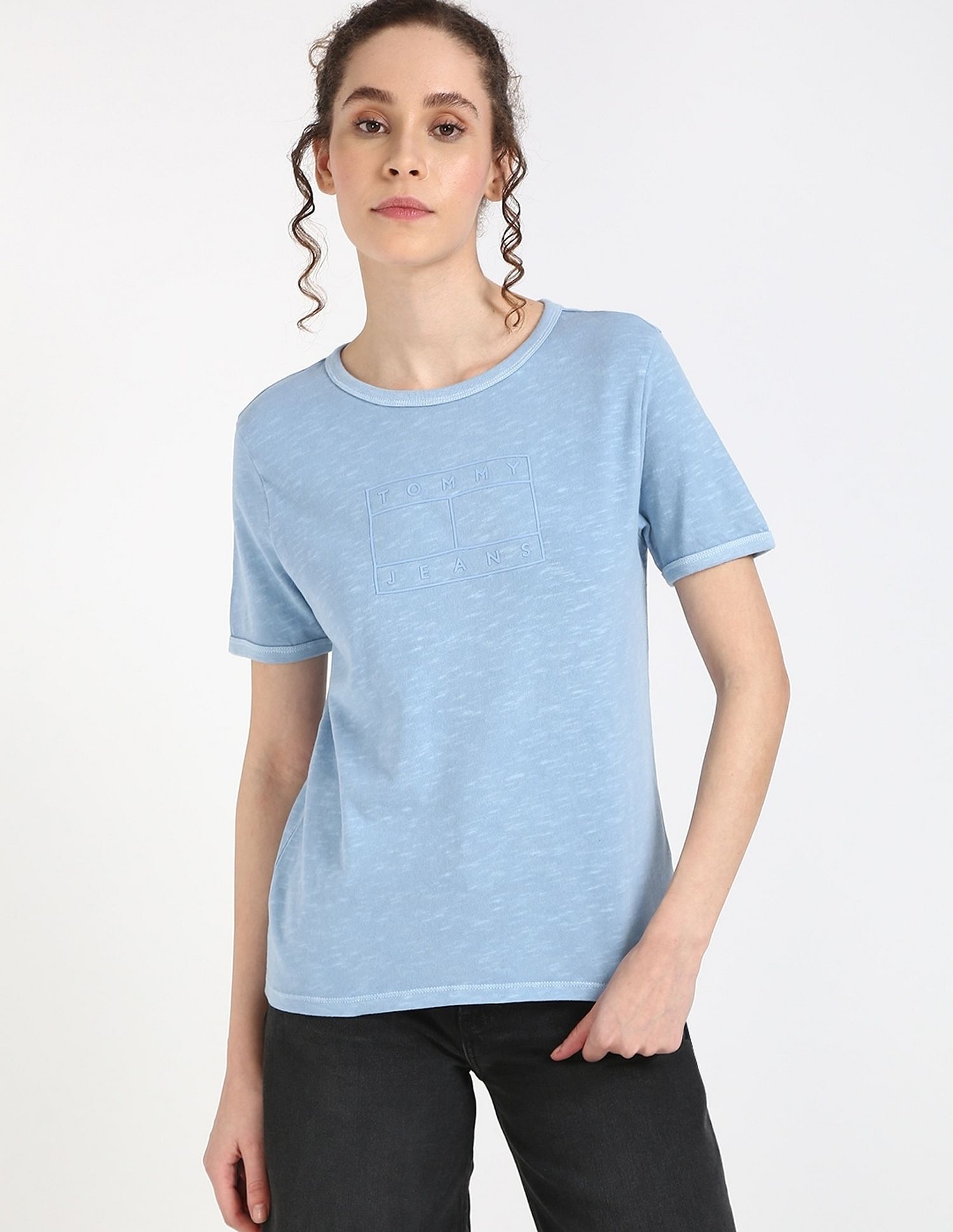 Tommy Hilfiger Logo Regular-Fit Cotton T-Shirt