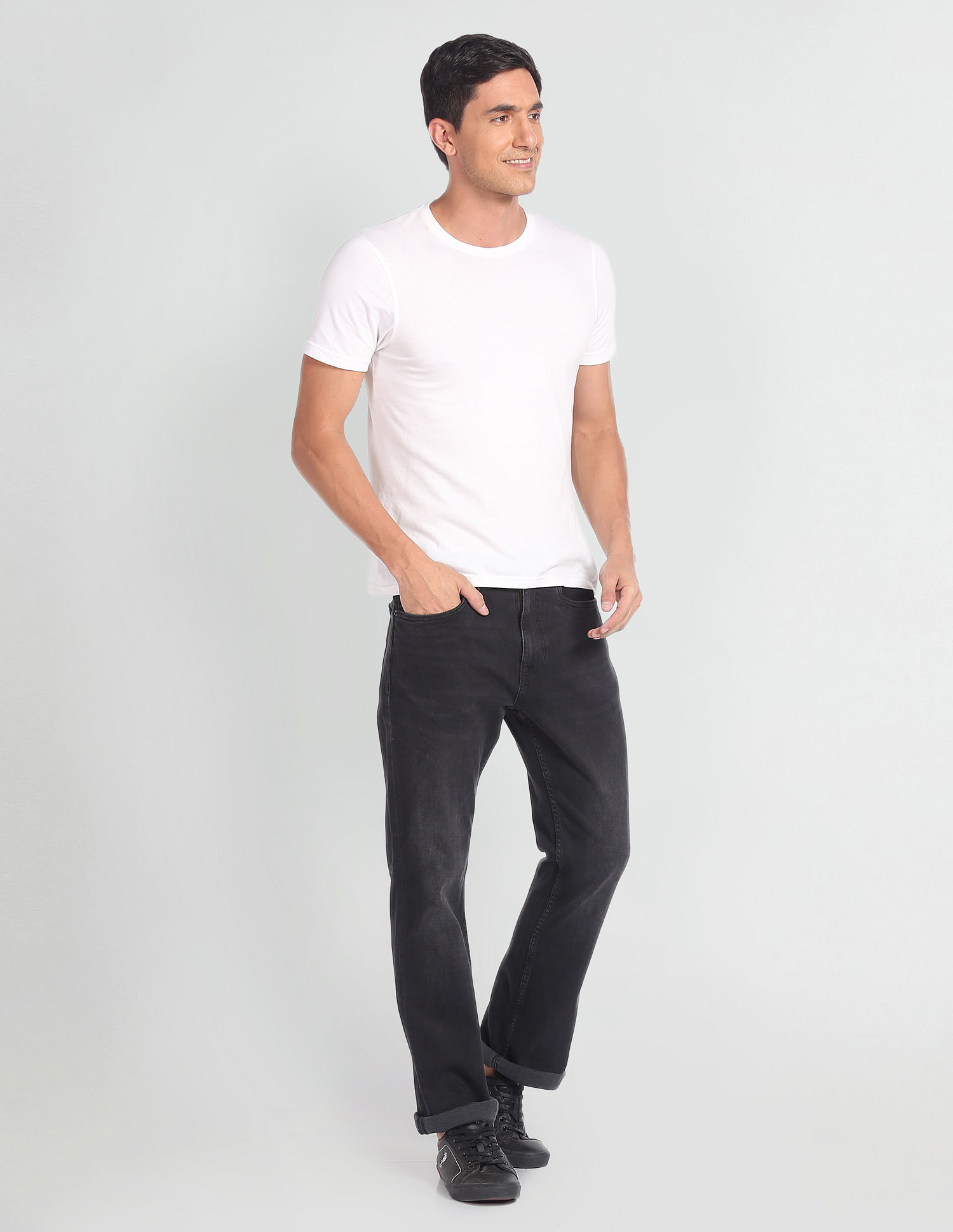 U.S. Polo Assn. Denim Co. Connor Bootcut Fit Black Jeans