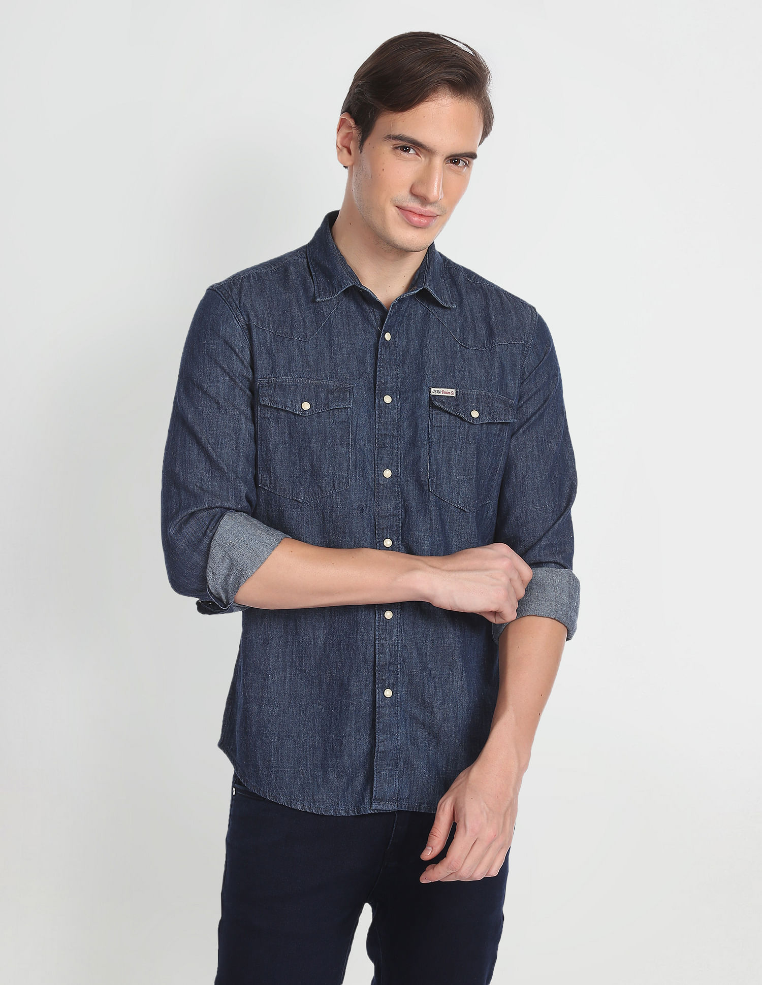 Shirts for Men  Buy Slim Fit Casual Shirts for Men Online in India   Wrangler