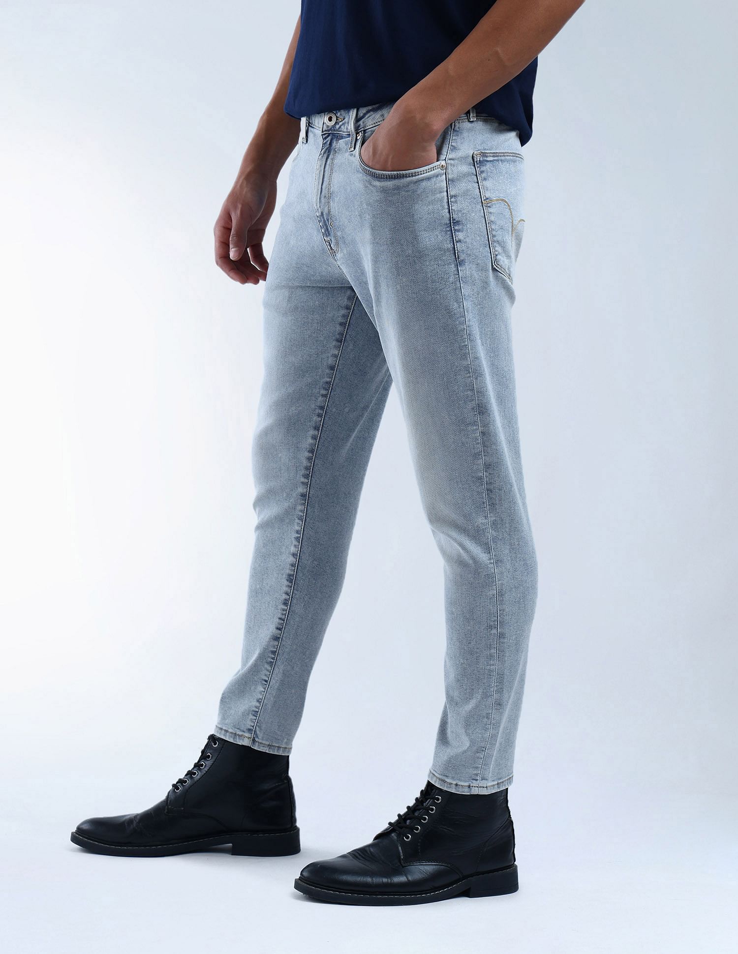 Flying Machine Mankle Relaxed Tapered Fit F-Lite Jeans