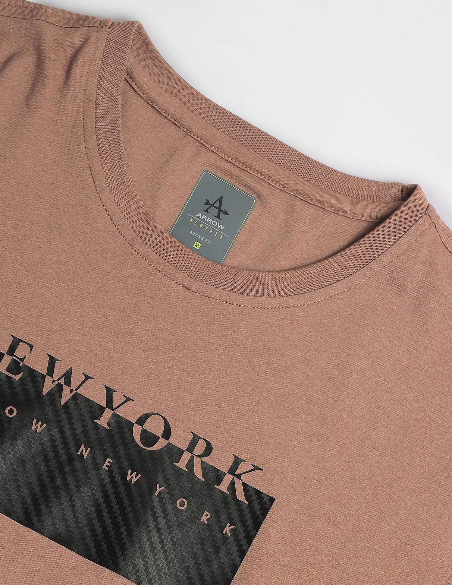 Arrow Newyork Crew Neck Brand Print T-Shirt