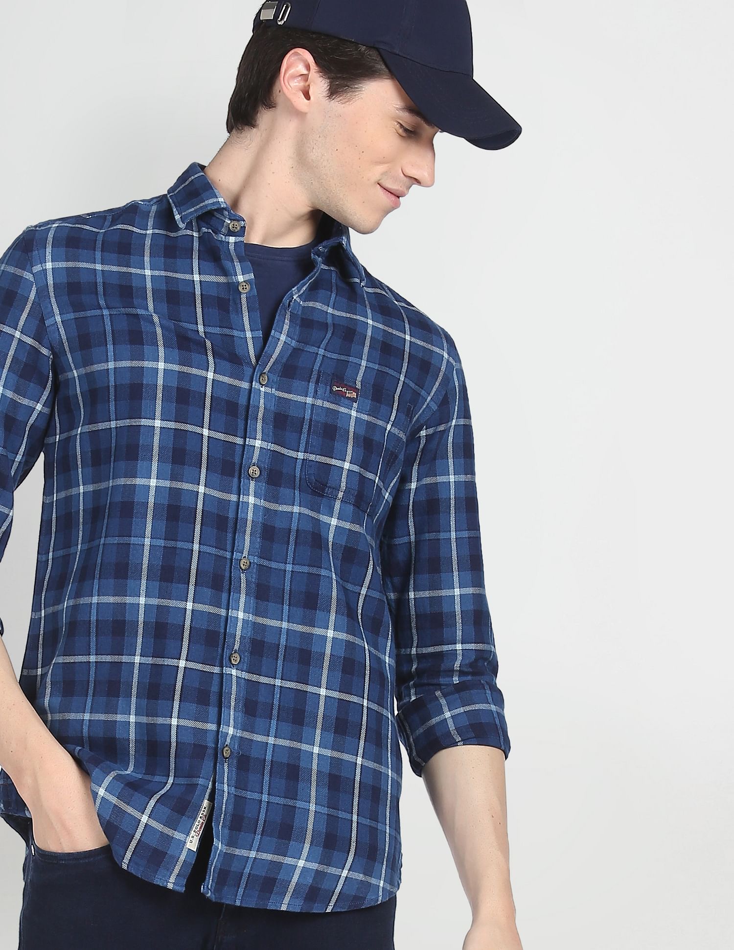 U.S. Polo Assn. Denim Co. Tartan Check Cotton Casual Shirt