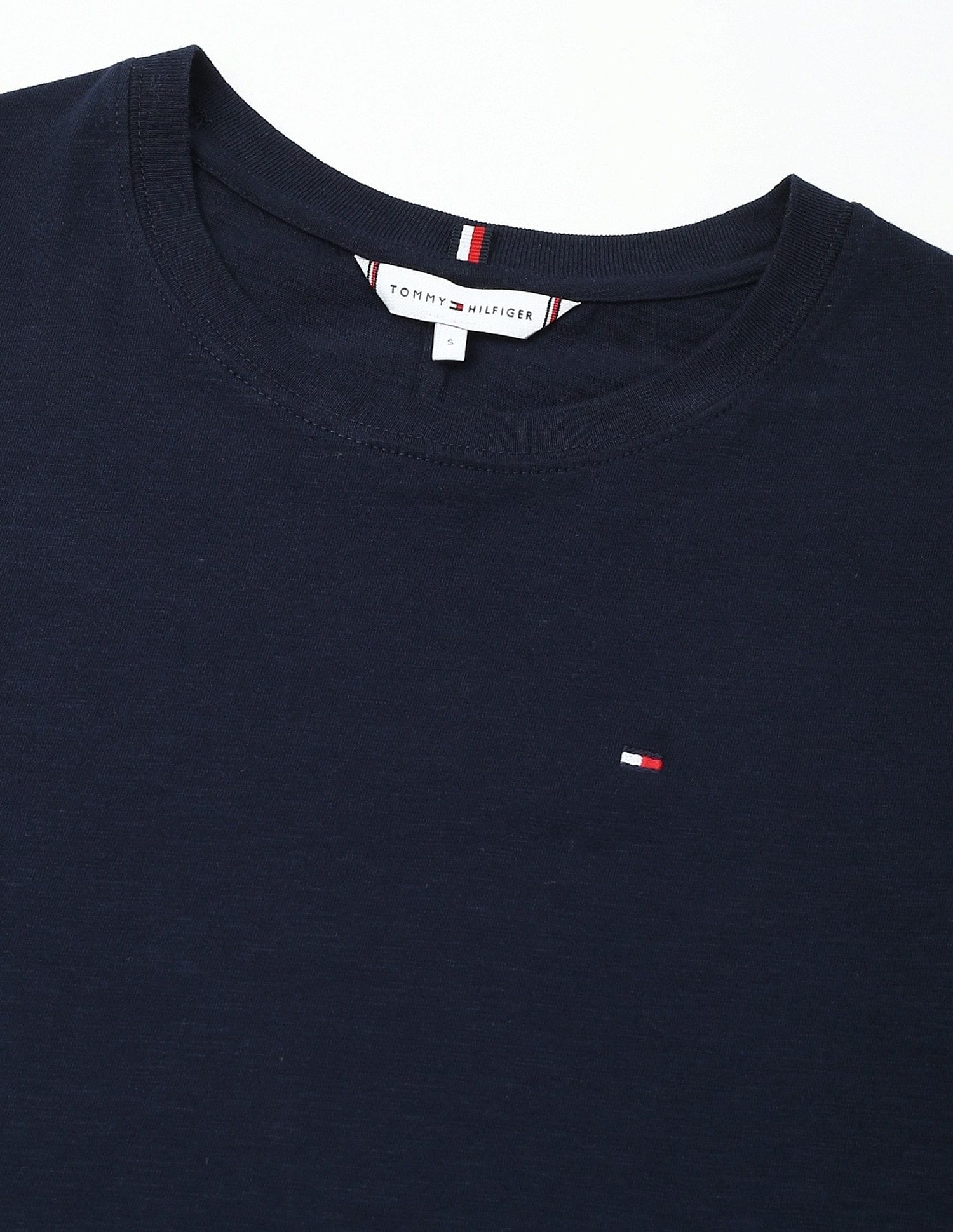Tommy Hilfiger Solid Regular-Fit Cotton T-Shirt