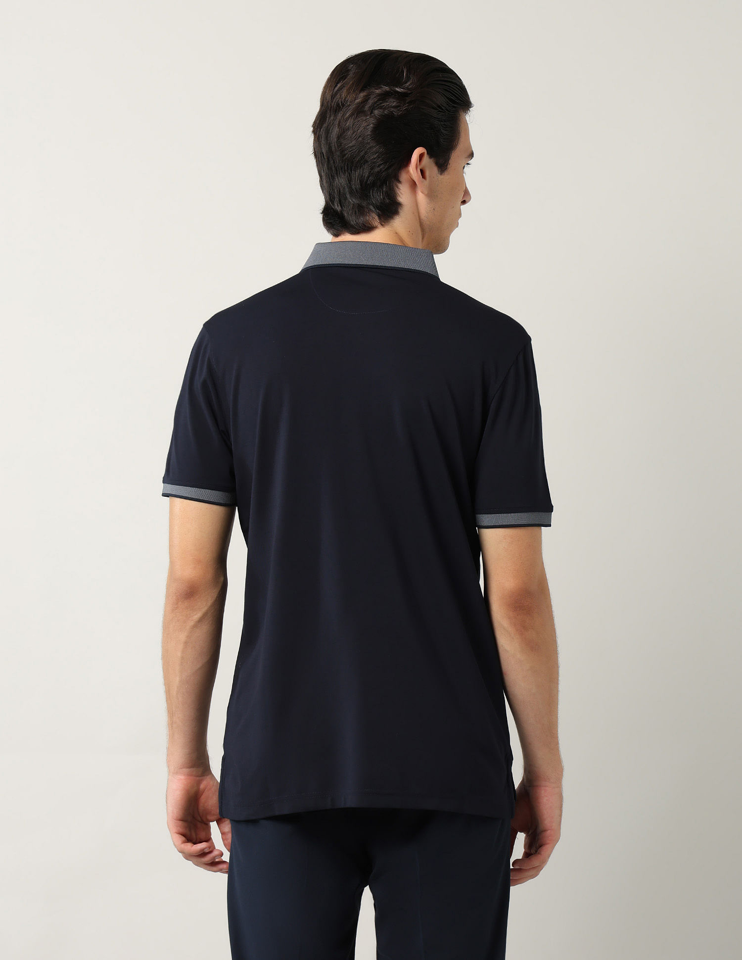 Arrow Solid Regular Fit Polo Shirt