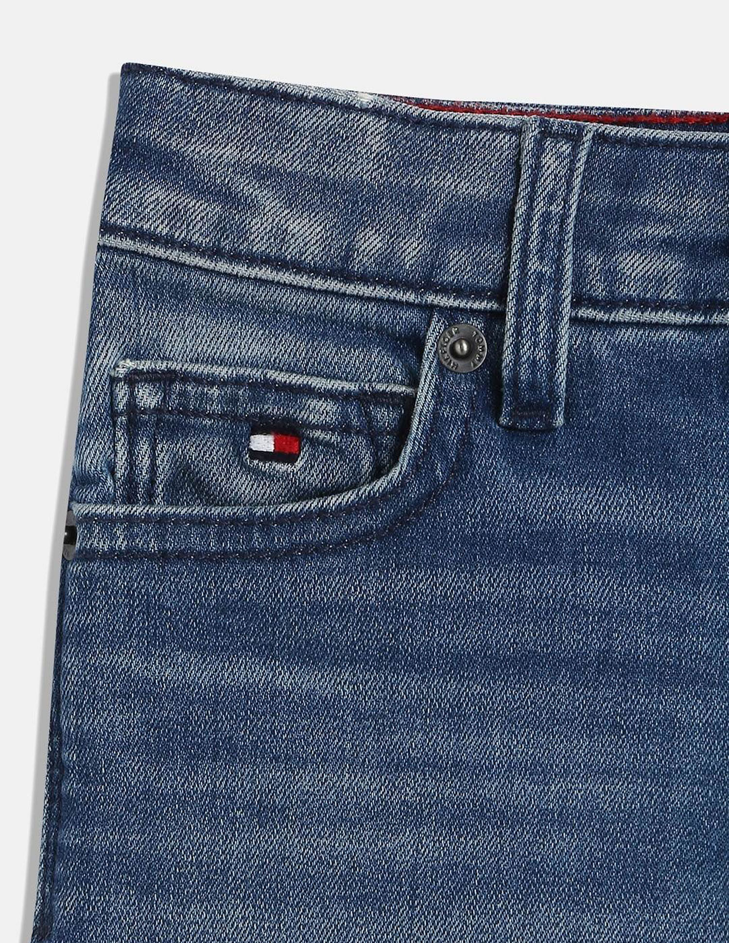 Tommy Hilfiger Kids Girls Solid Regular-Fit Cotton Shorts