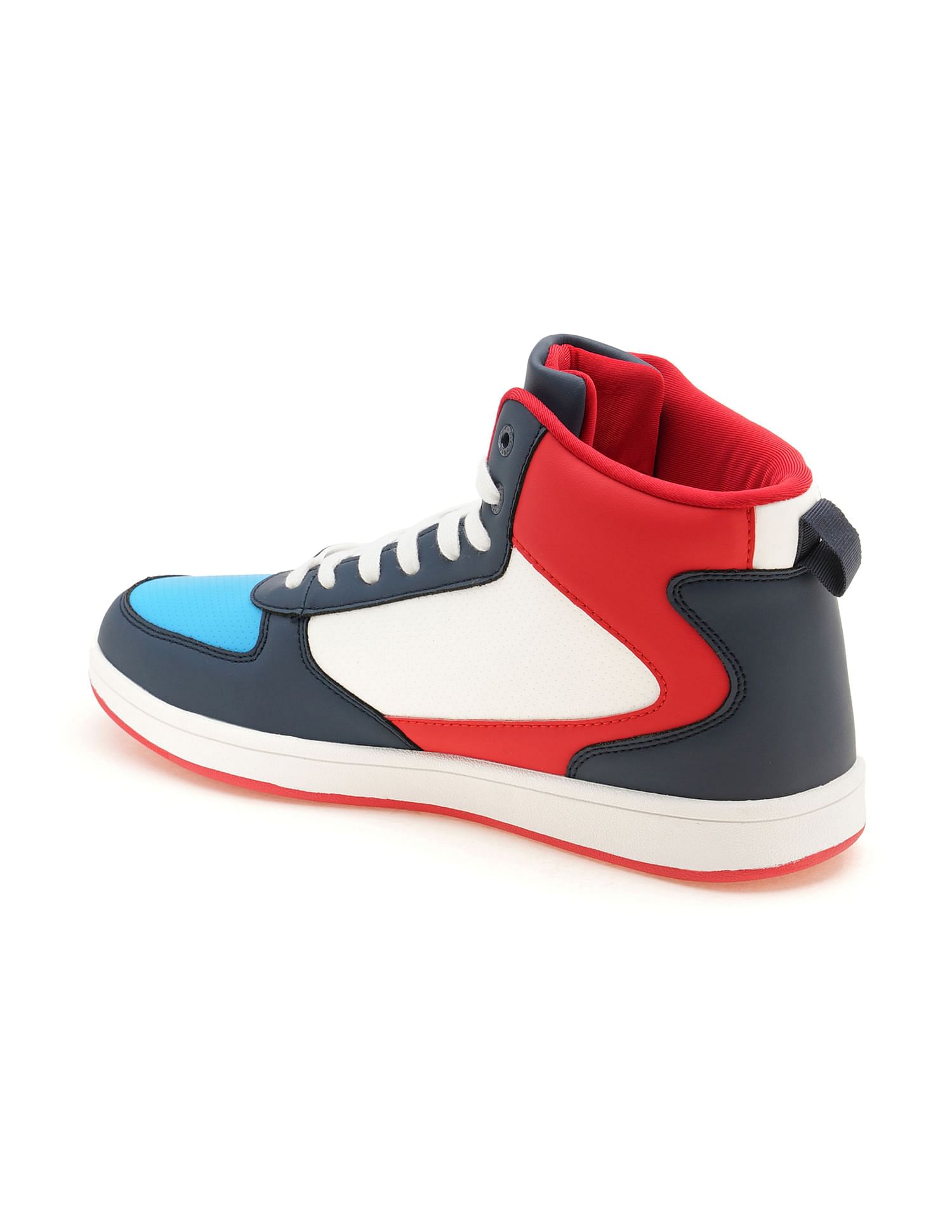 U.S. Polo Assn. Men Myles Red Retro Court Mid Top Sneakers
