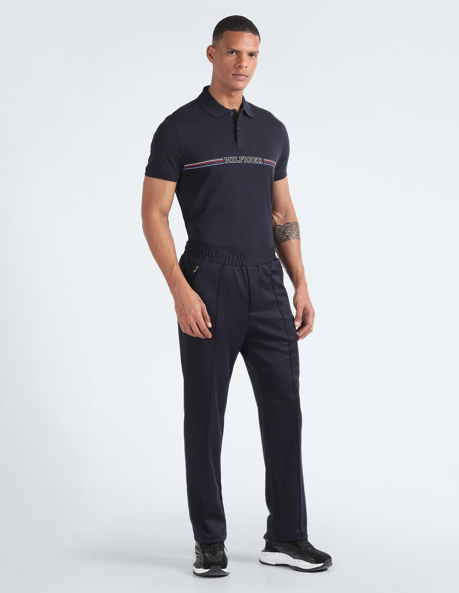 Tommy Hilfiger Stripe Chest Regular Polo Shirt