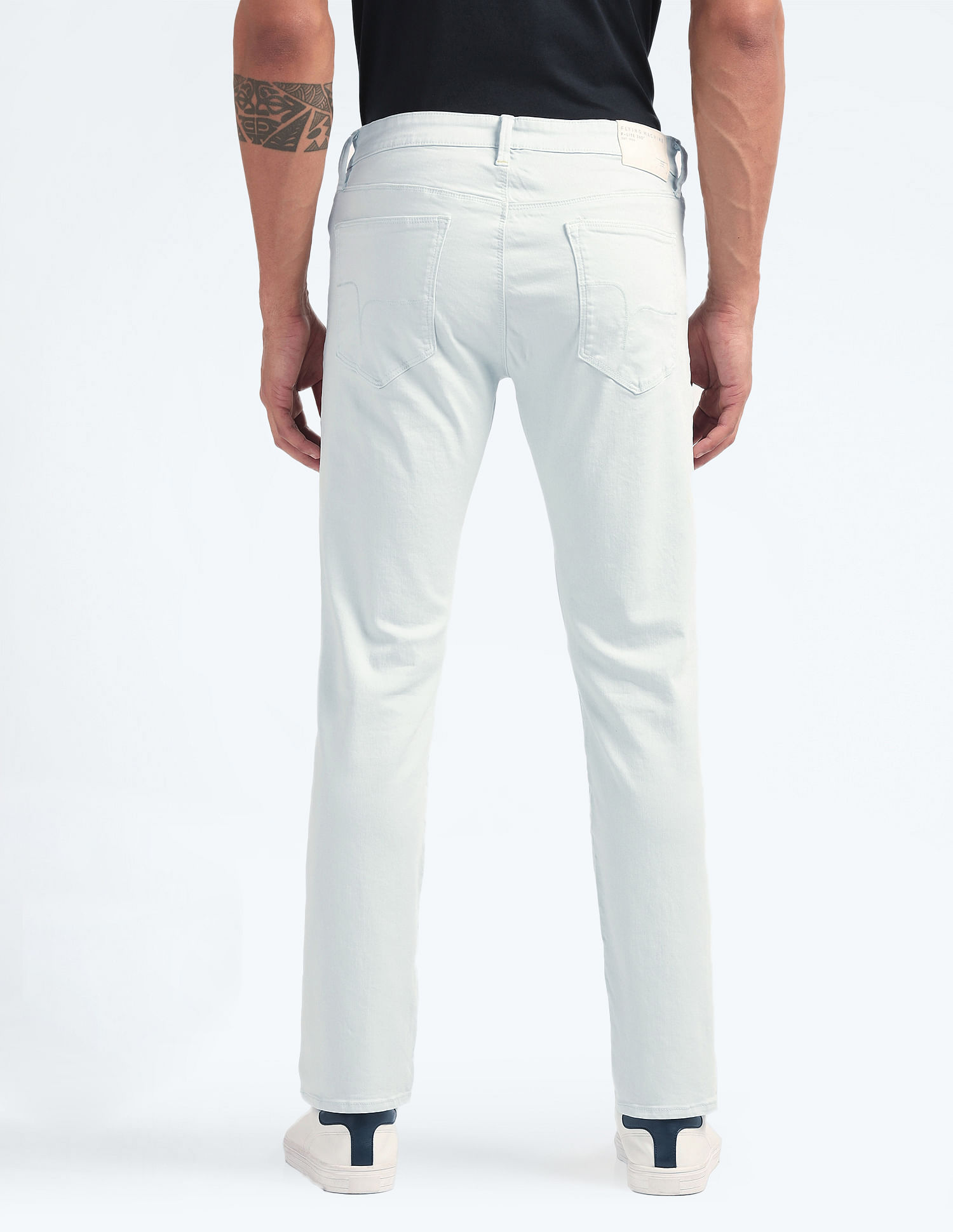 Flying Machine Mid Rise Michael Slim Tapered Jeans