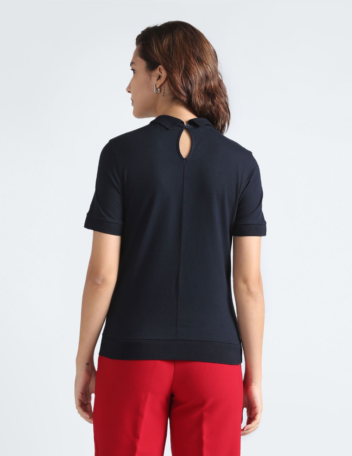 Tommy Hilfiger Tonal Embroidered Stretch Polo Shirt