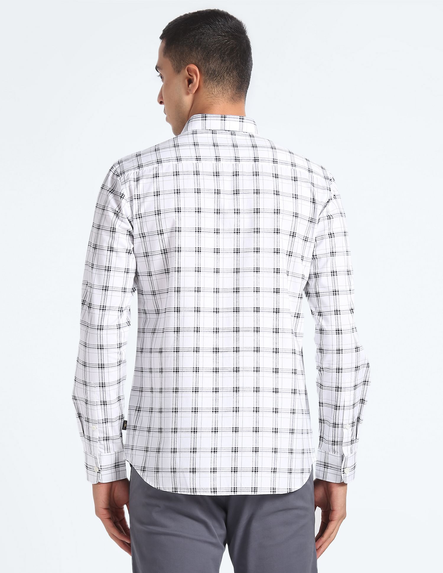 Flying Machine Tartan Check Slim Fit Shirt