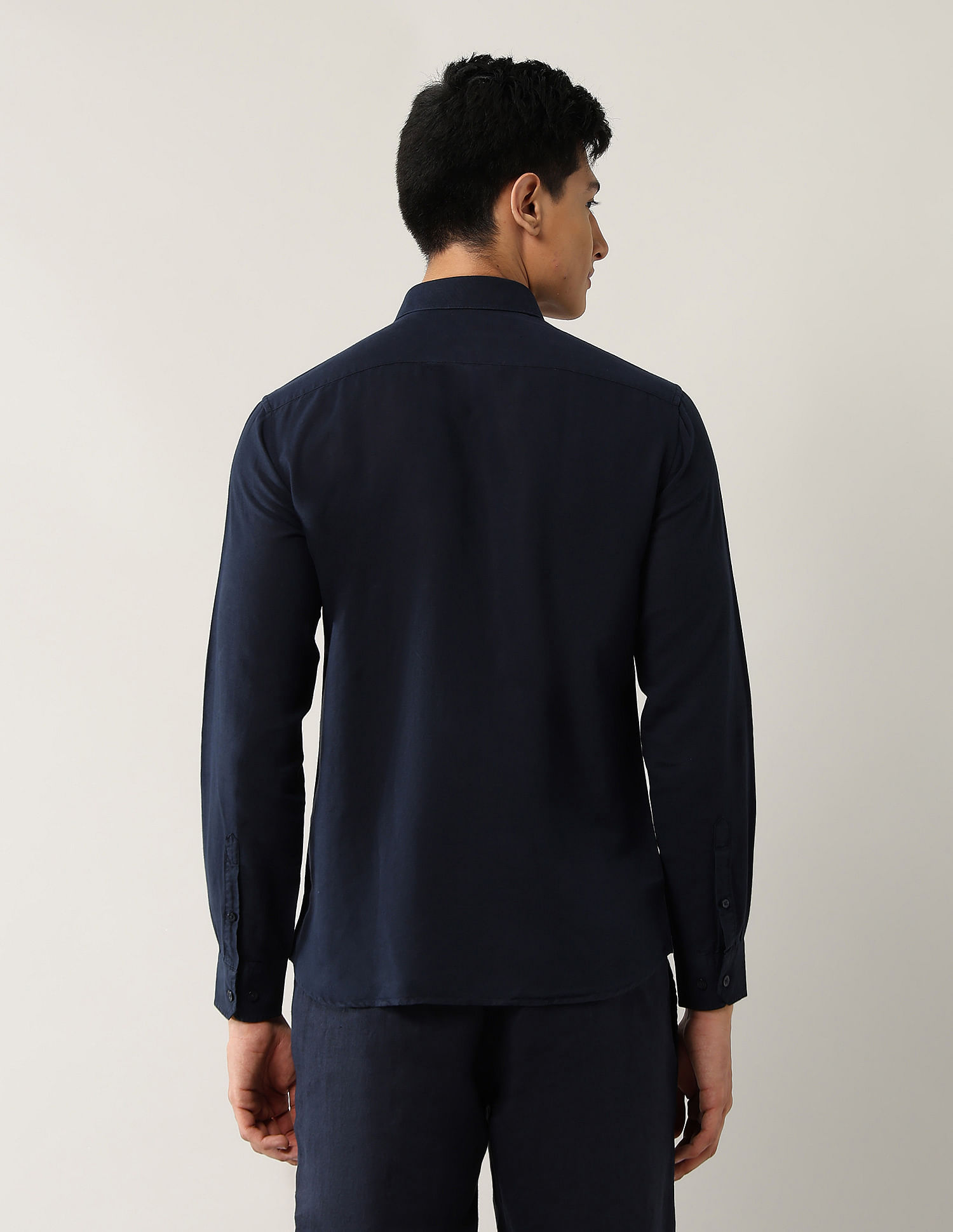 Arrow Sport Slim Fit Pure Linen Shirt