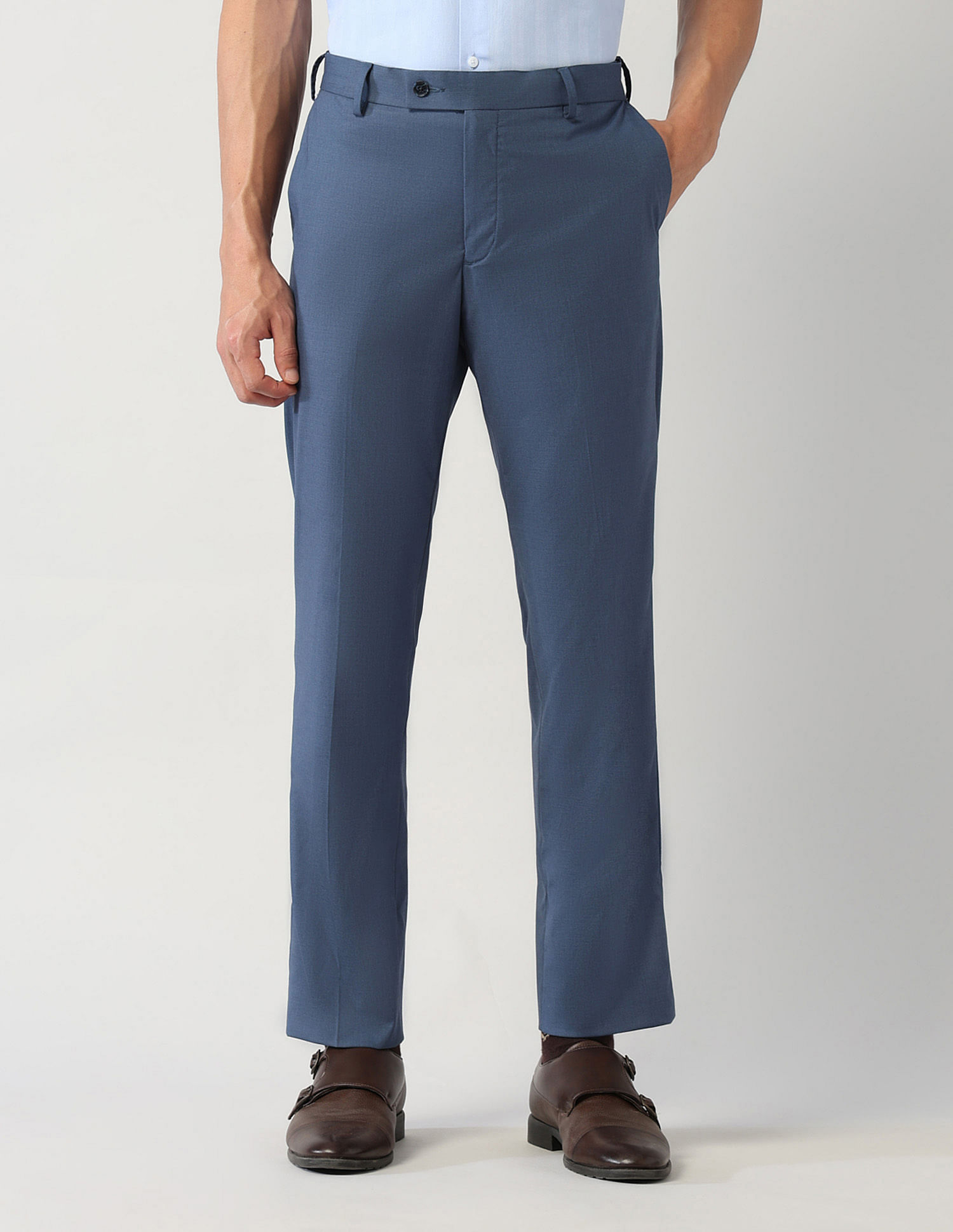 Arrow Regular Fit Regular Autoflex Trousers