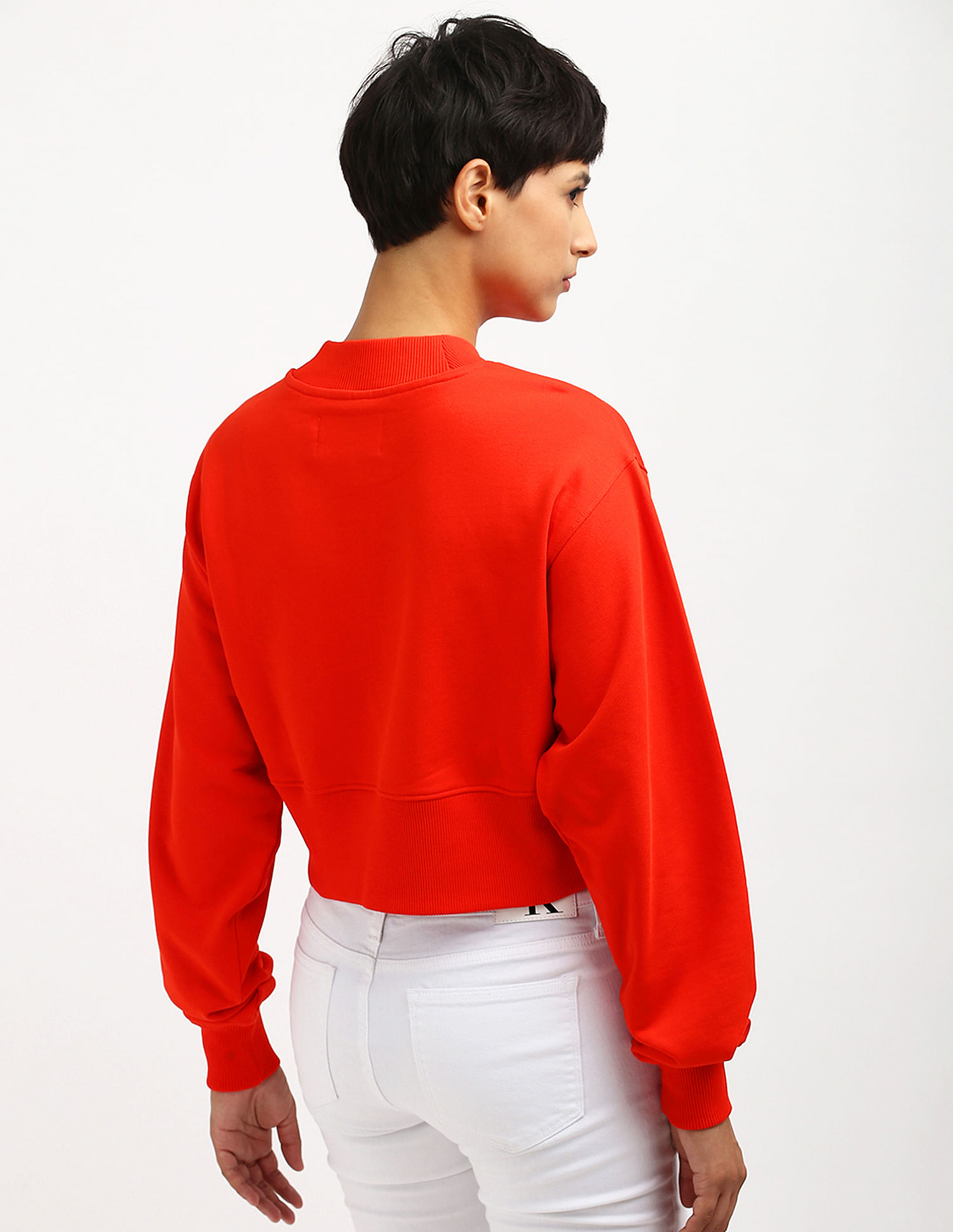 Calvin Klein Stacked Logo Crew Neck Sweatshirt