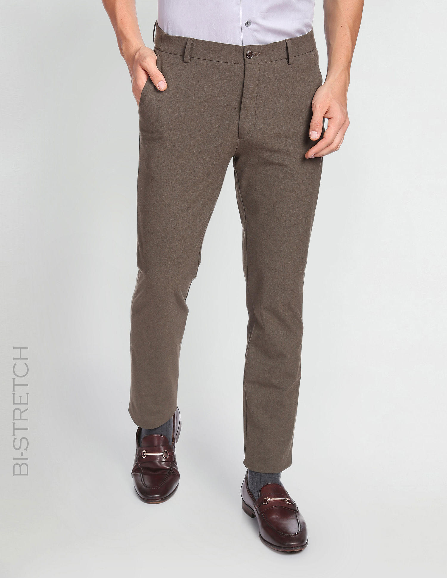Buy INSPIRE CLOTHING INSPIRATION Men Solid Slim Fit Formal Trouser - Brown  Online at Low Prices in India - Paytmmall.com