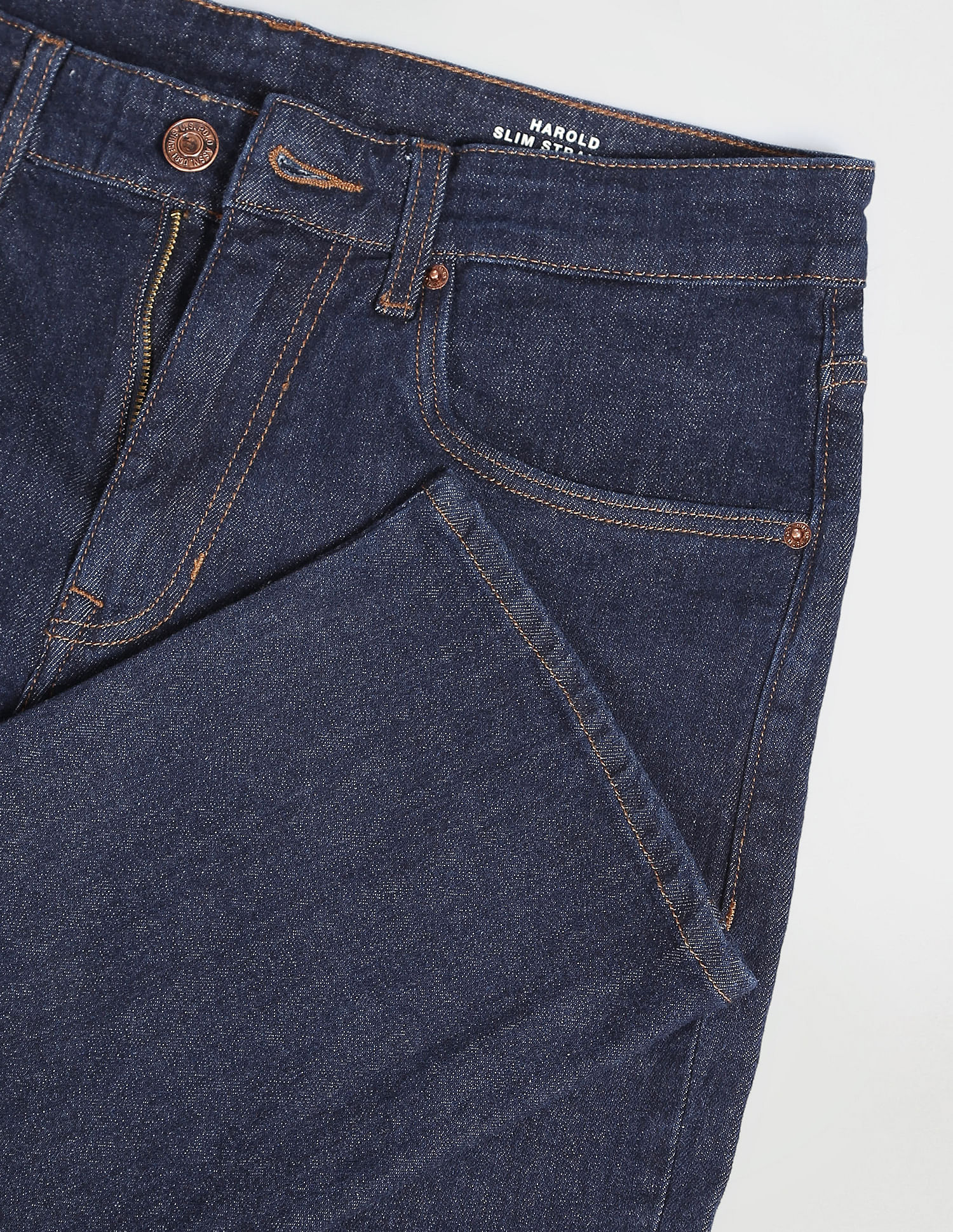 U.S. Polo Assn. Denim Co. Harold Slim Straight Fit Blue Jeans